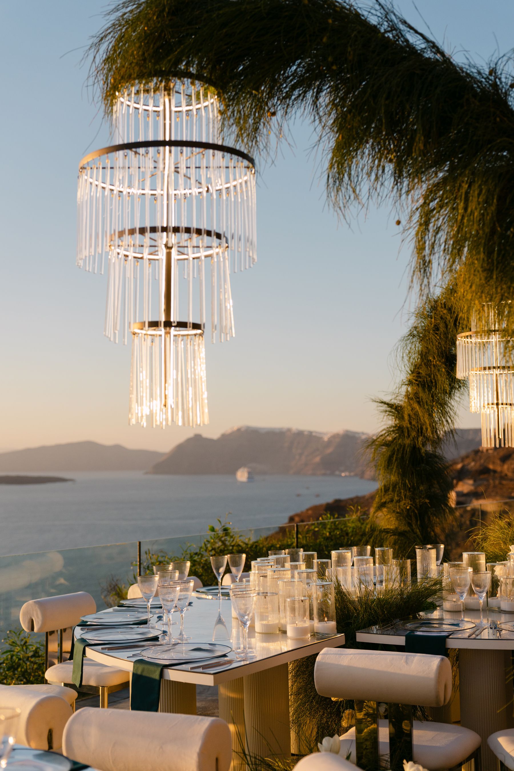 They Said "We're Getting Married Here Someday" - and They Did: Jenny &amp; Landen's Wedding at Cavo Ventus, Santorini photo