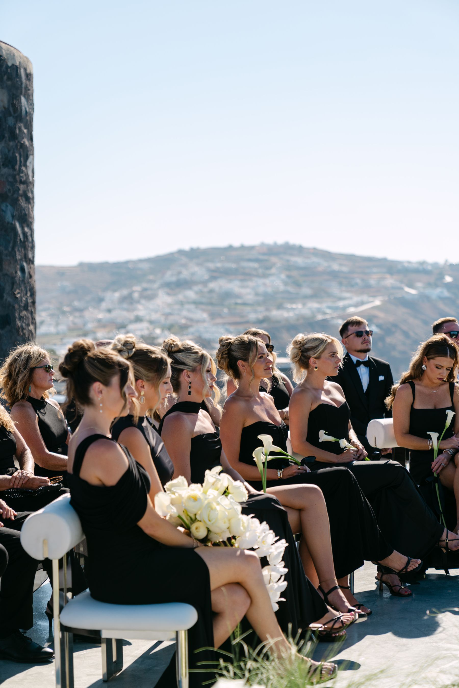 They Said "We're Getting Married Here Someday" - and They Did: Jenny &amp; Landen's Wedding at Cavo Ventus, Santorini photo