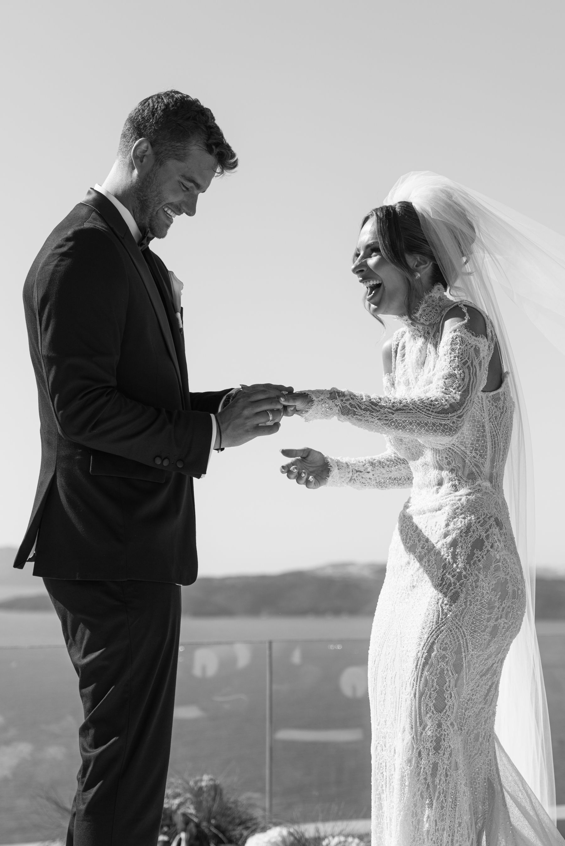 They Said "We're Getting Married Here Someday" - and They Did: Jenny &amp; Landen's Wedding at Cavo Ventus, Santorini photo