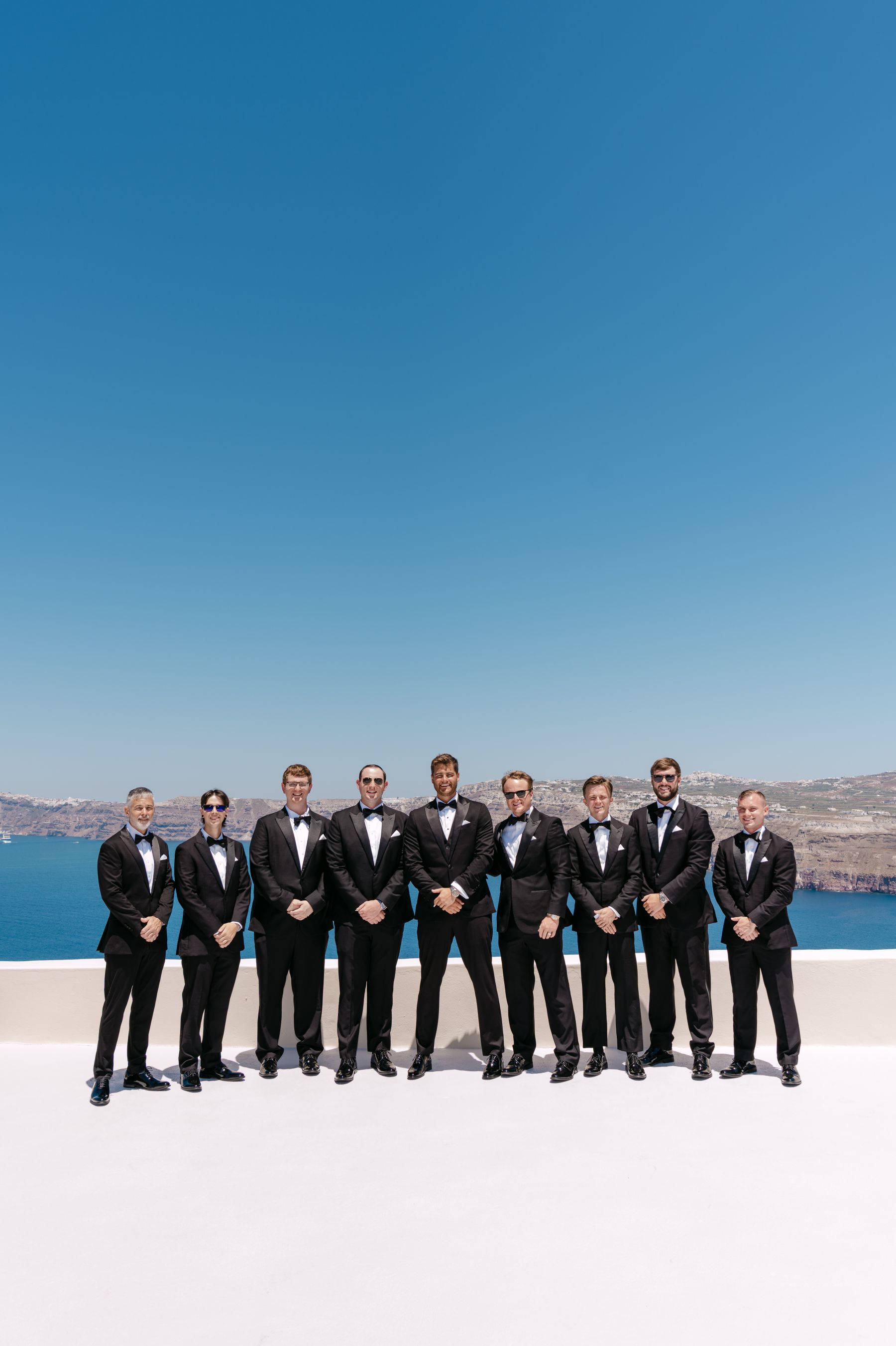 They Said "We're Getting Married Here Someday" - and They Did: Jenny &amp; Landen's Wedding at Cavo Ventus, Santorini photo