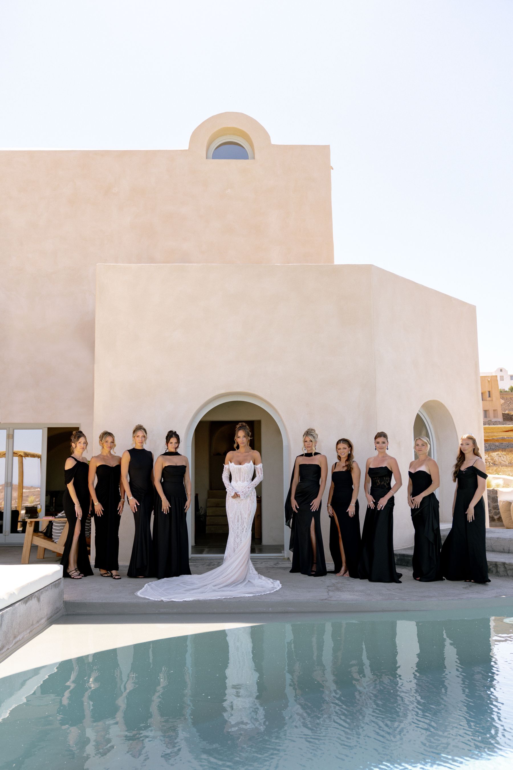 They Said "We're Getting Married Here Someday" - and They Did: Jenny &amp; Landen's Wedding at Cavo Ventus, Santorini photo