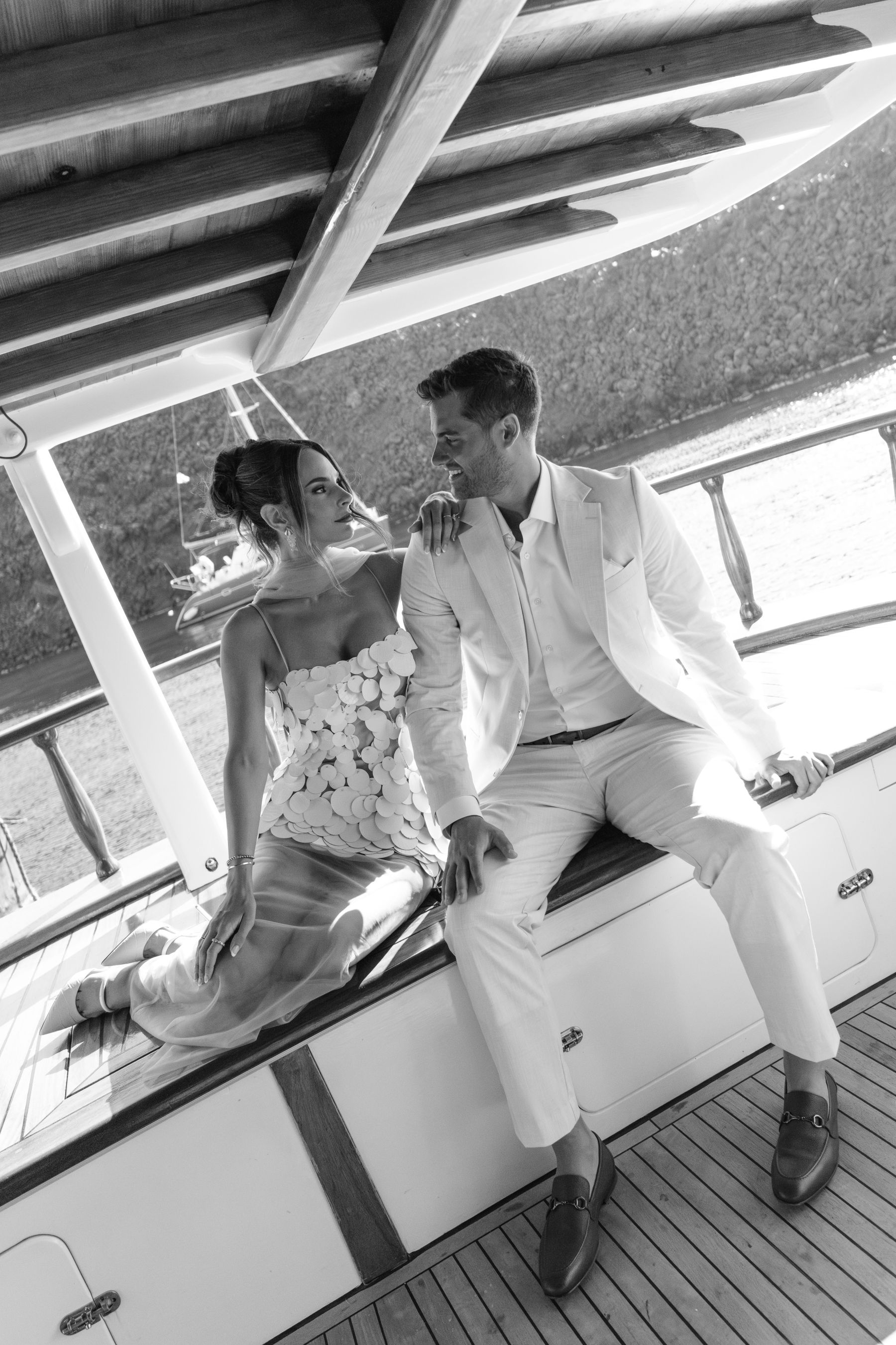 They Said "We're Getting Married Here Someday" - and They Did: Jenny &amp; Landen's Wedding at Cavo Ventus, Santorini photo