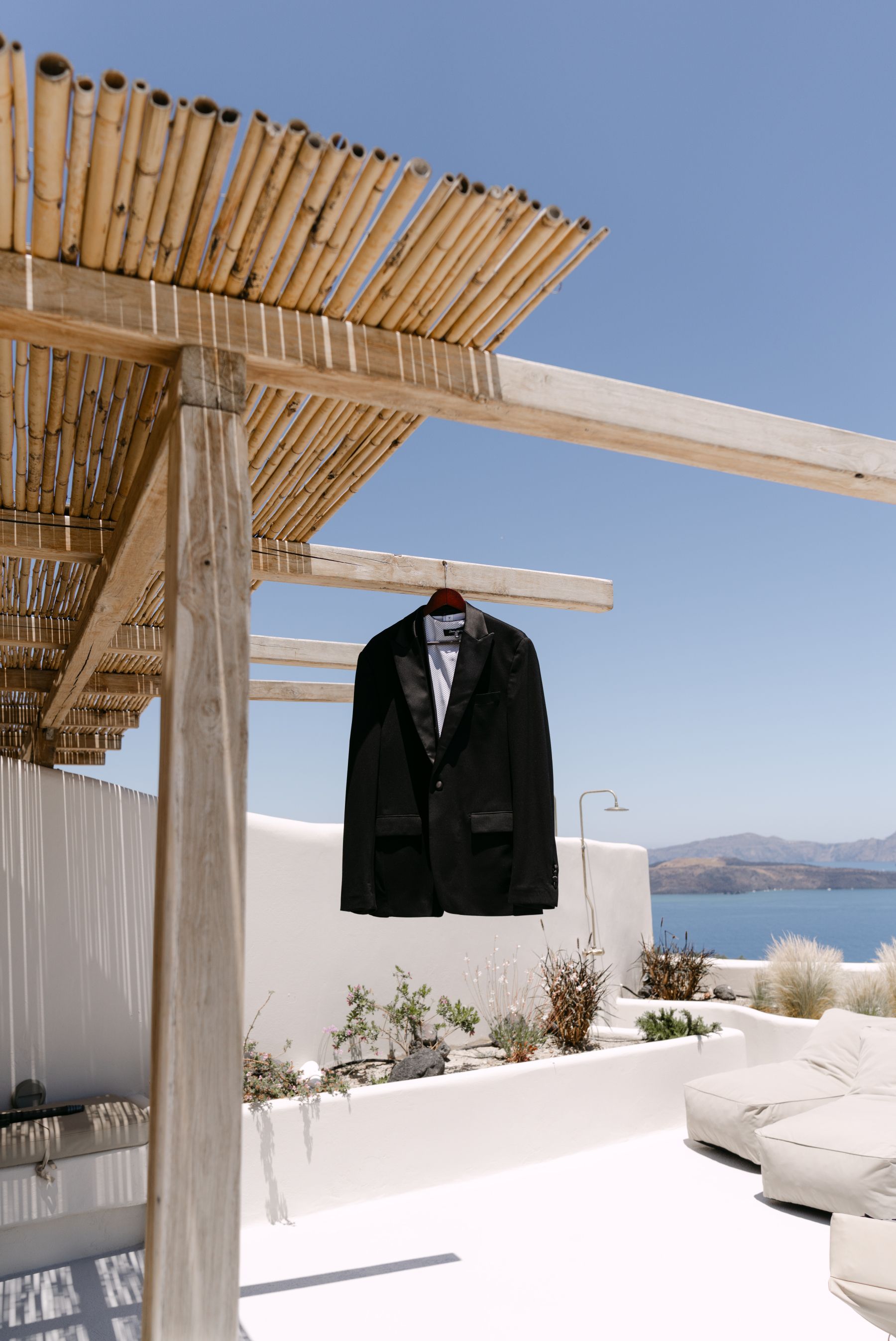They Said "We're Getting Married Here Someday" - and They Did: Jenny &amp; Landen's Wedding at Cavo Ventus, Santorini photo