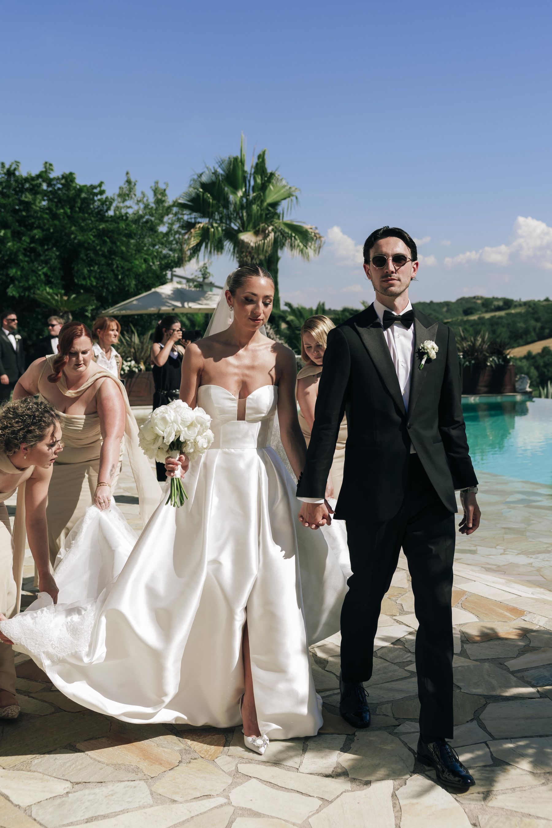 They Wrote Down Their Dream Venue Separately - Both Said Tuscany: Lindsey &amp; Lewis's Wedding at Tenuta Corbinaia photo