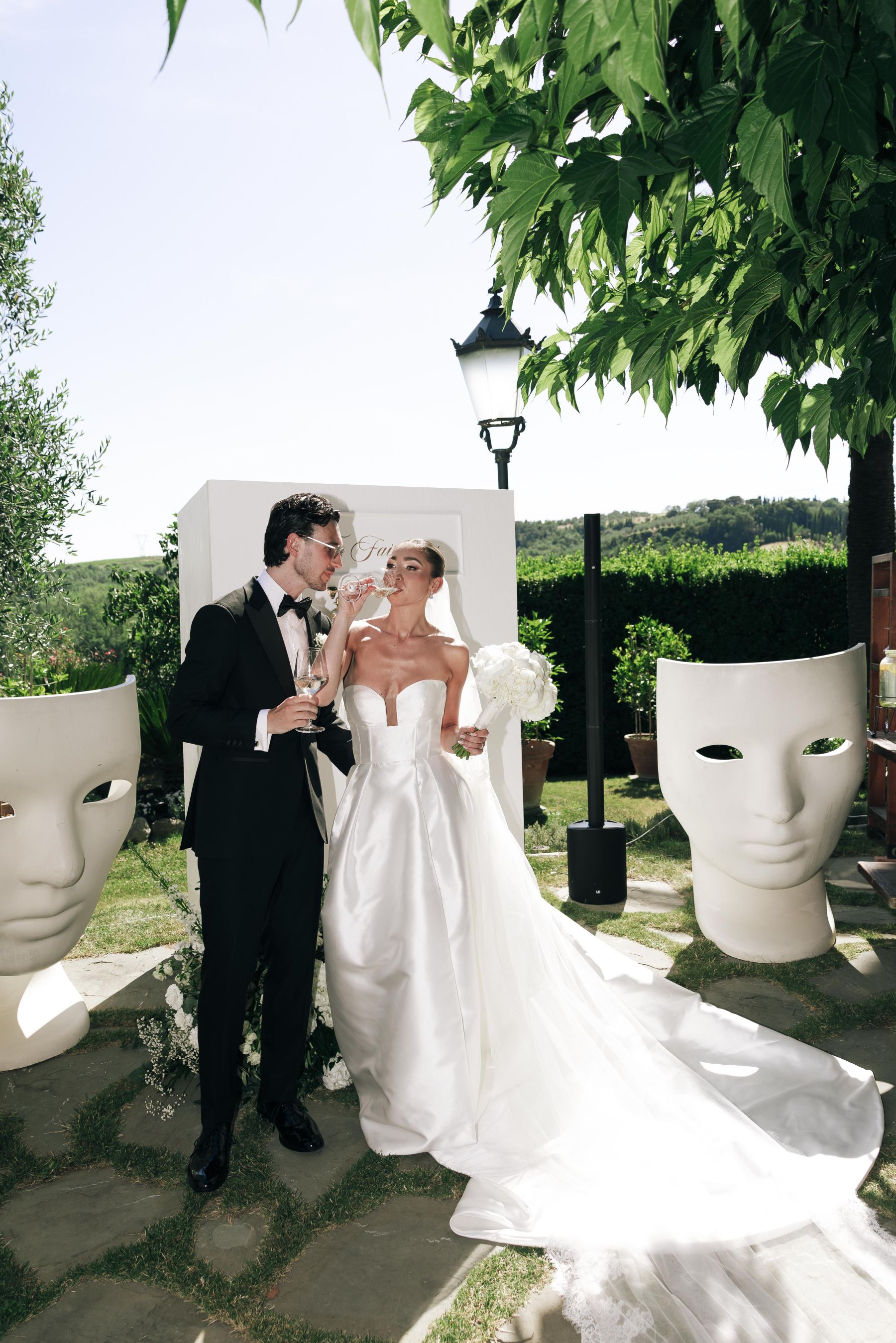 They Wrote Down Their Dream Venue Separately - Both Said Tuscany: Lindsey &amp; Lewis's Wedding at Tenuta Corbinaia photo