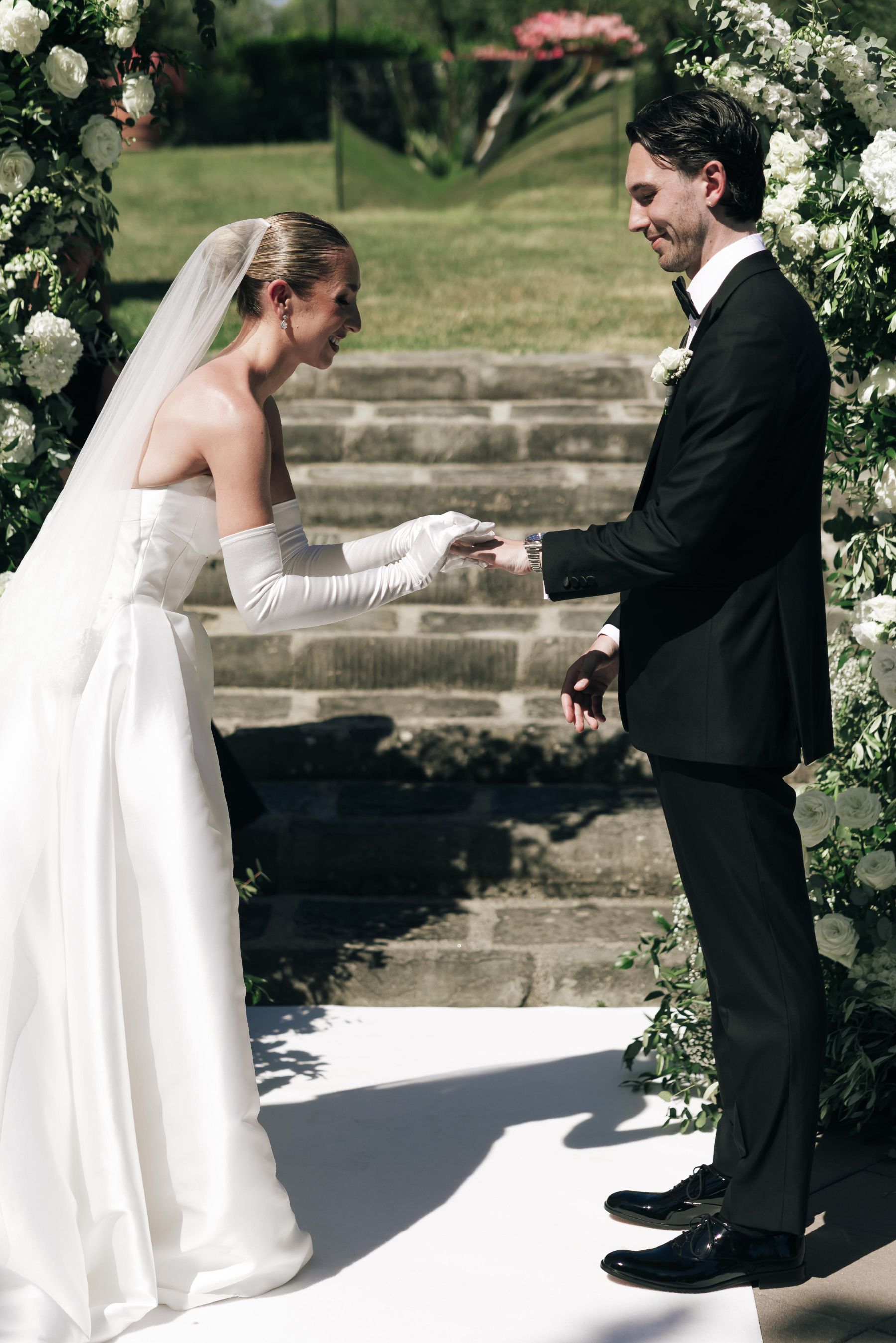 They Wrote Down Their Dream Venue Separately - Both Said Tuscany: Lindsey &amp; Lewis's Wedding at Tenuta Corbinaia photo