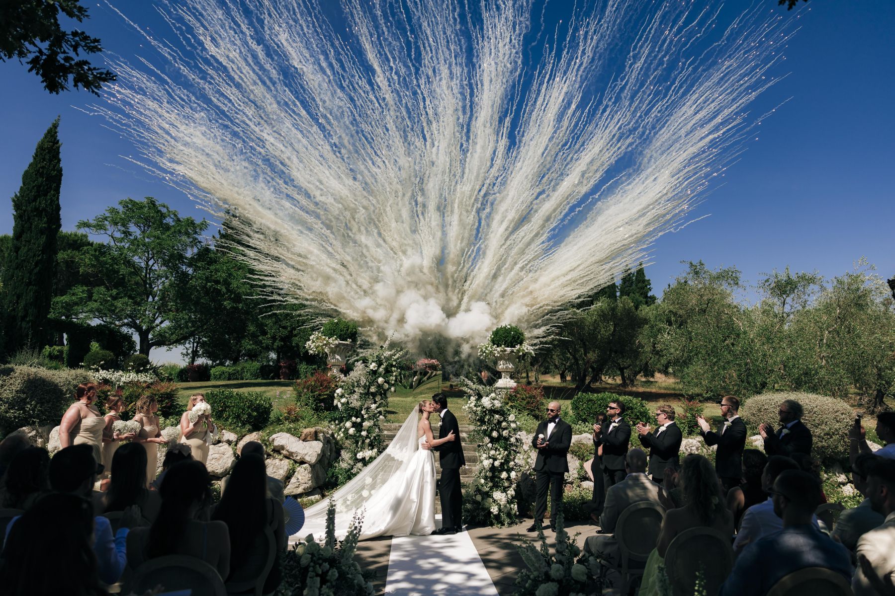 They Wrote Down Their Dream Venue Separately - Both Said Tuscany: Lindsey &amp; Lewis's Wedding at Tenuta Corbinaia photo