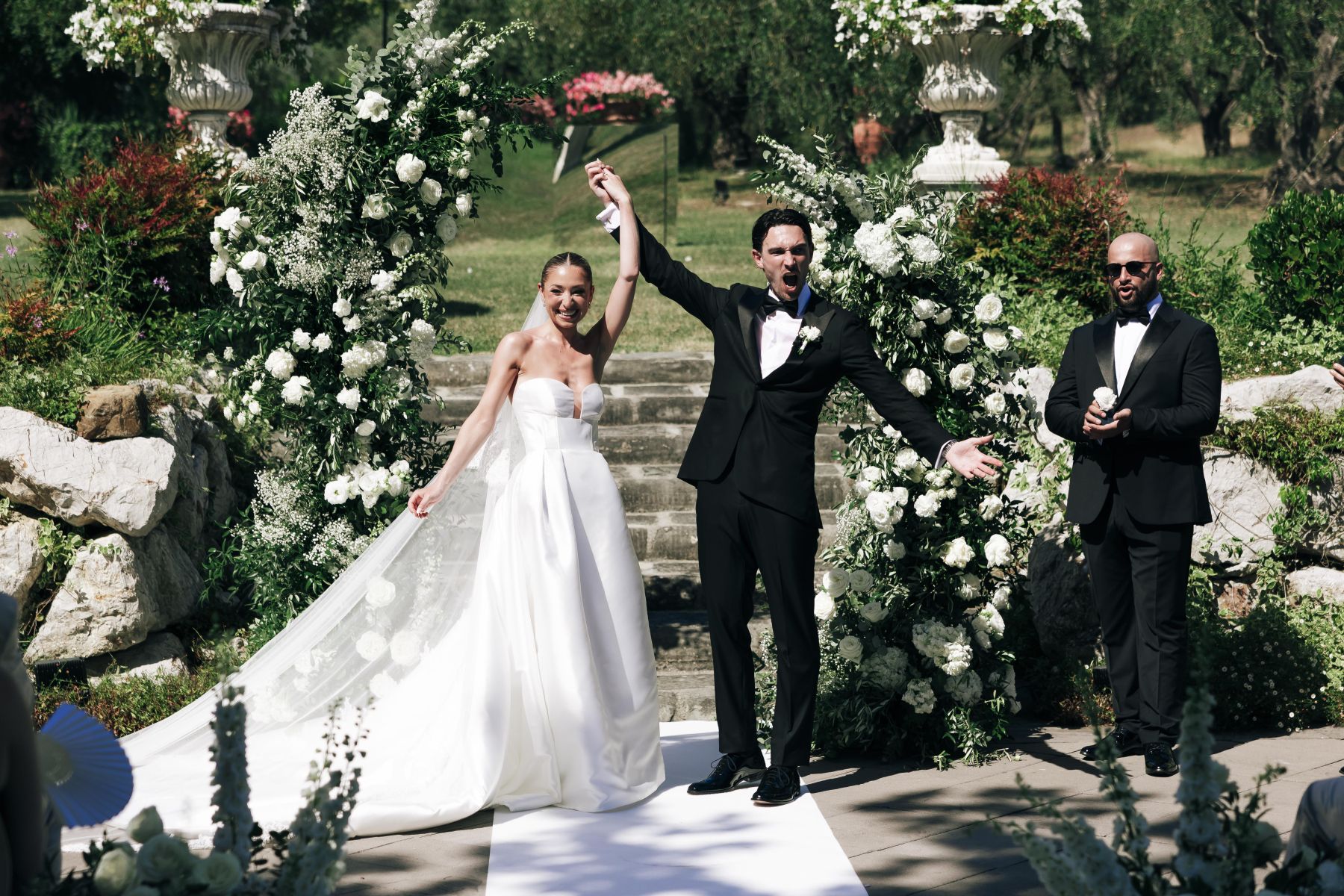 They Wrote Down Their Dream Venue Separately - Both Said Tuscany: Lindsey &amp; Lewis's Wedding at Tenuta Corbinaia photo