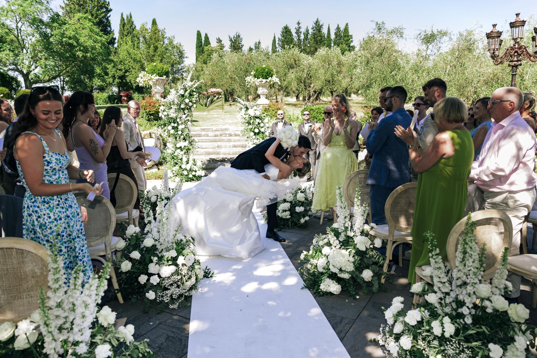 They Wrote Down Their Dream Venue Separately - Both Said Tuscany: Lindsey &amp; Lewis's Wedding at Tenuta Corbinaia photo