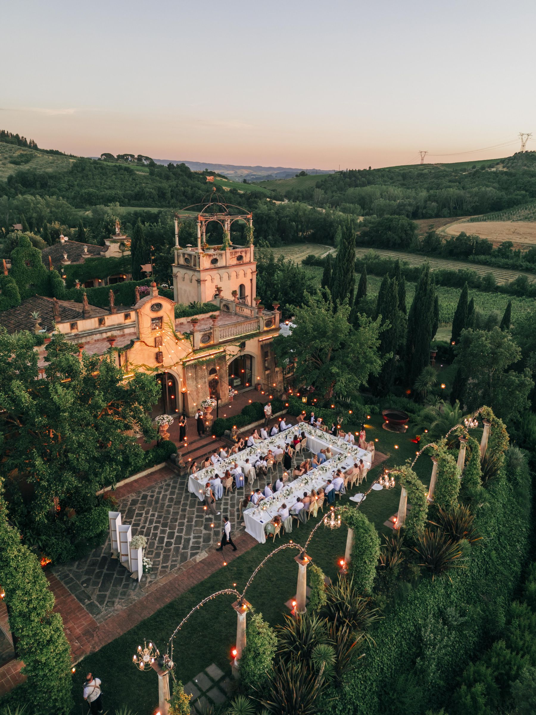 They Wrote Down Their Dream Venue Separately - Both Said Tuscany: Lindsey &amp; Lewis's Wedding at Tenuta Corbinaia photo