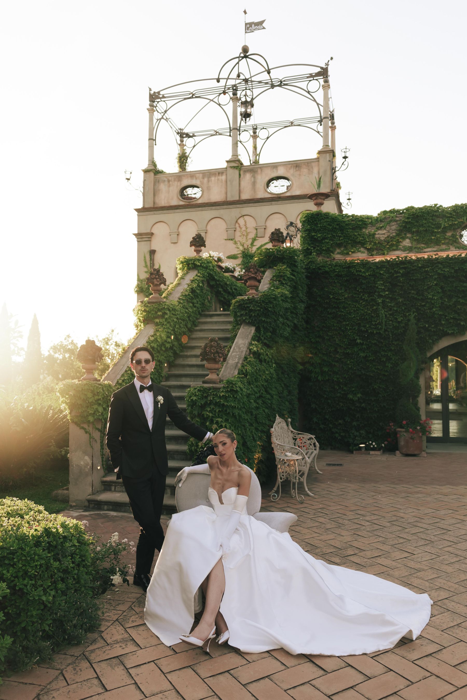 They Wrote Down Their Dream Venue Separately - Both Said Tuscany: Lindsey &amp; Lewis's Wedding at Tenuta Corbinaia photo