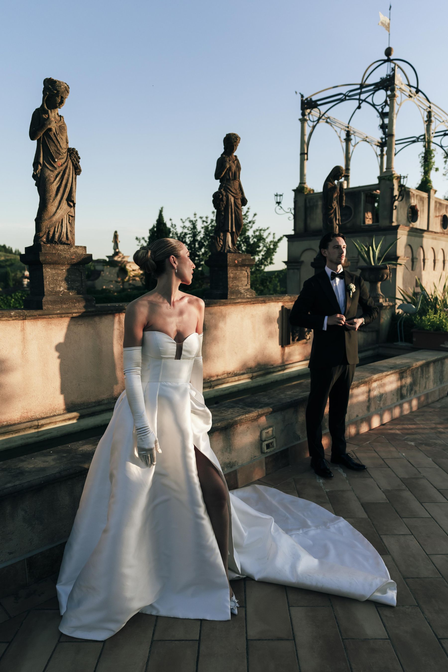 They Wrote Down Their Dream Venue Separately - Both Said Tuscany: Lindsey &amp; Lewis's Wedding at Tenuta Corbinaia photo