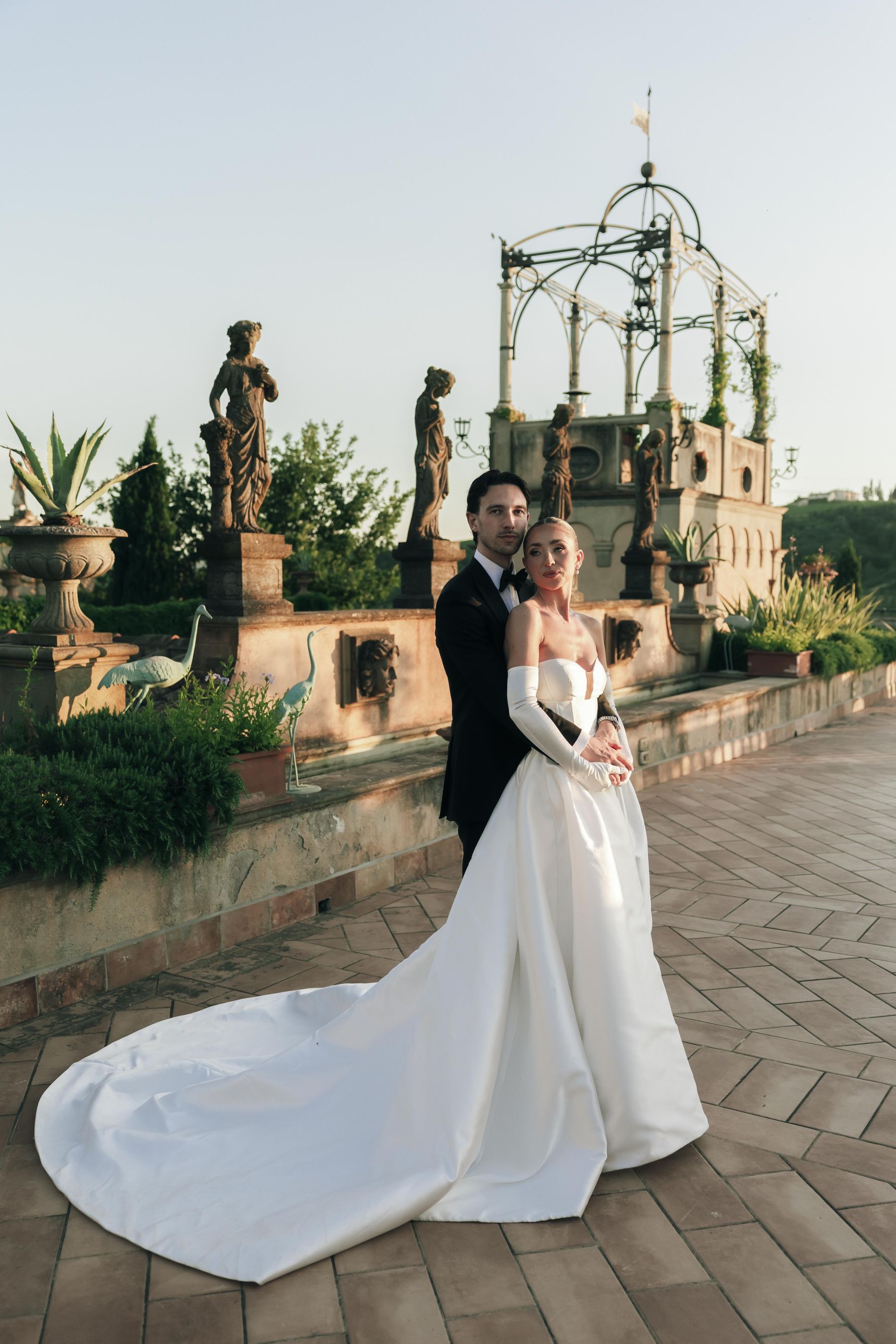 They Wrote Down Their Dream Venue Separately - Both Said Tuscany: Lindsey &amp; Lewis's Wedding at Tenuta Corbinaia photo