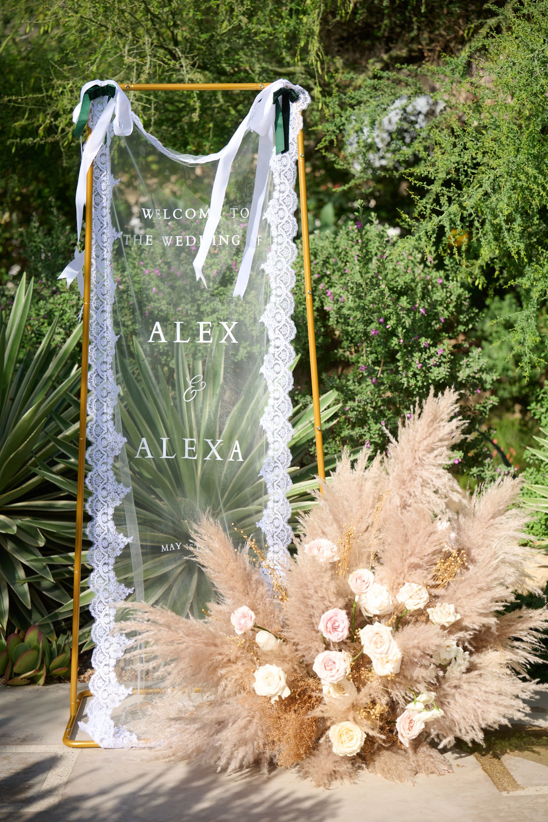 She Manifested Him. Then They Got Married at Acre Resort: Alexa &amp; Alex's Wedding in Cabo photo