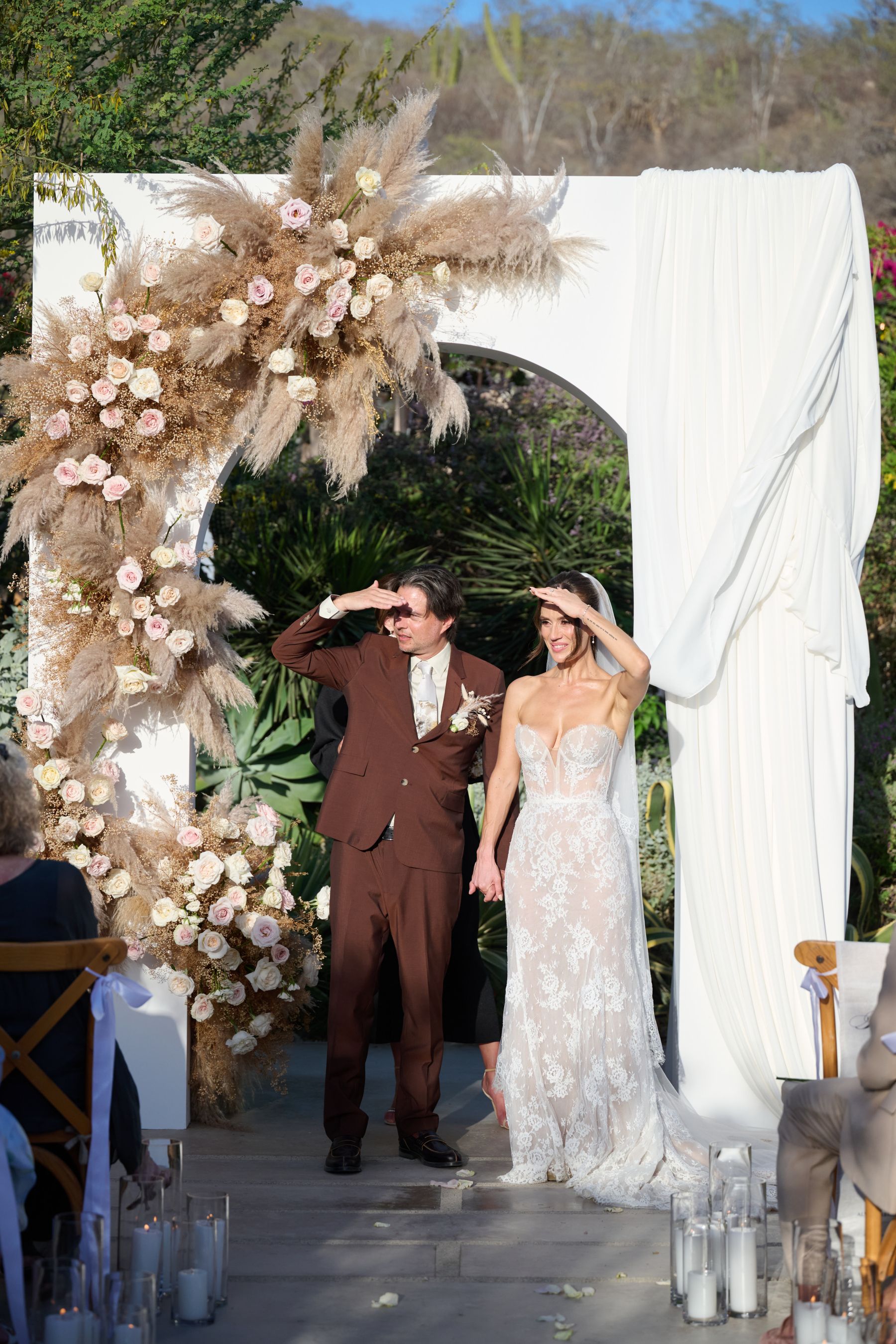 She Manifested Him. Then They Got Married at Acre Resort: Alexa &amp; Alex's Wedding in Cabo photo