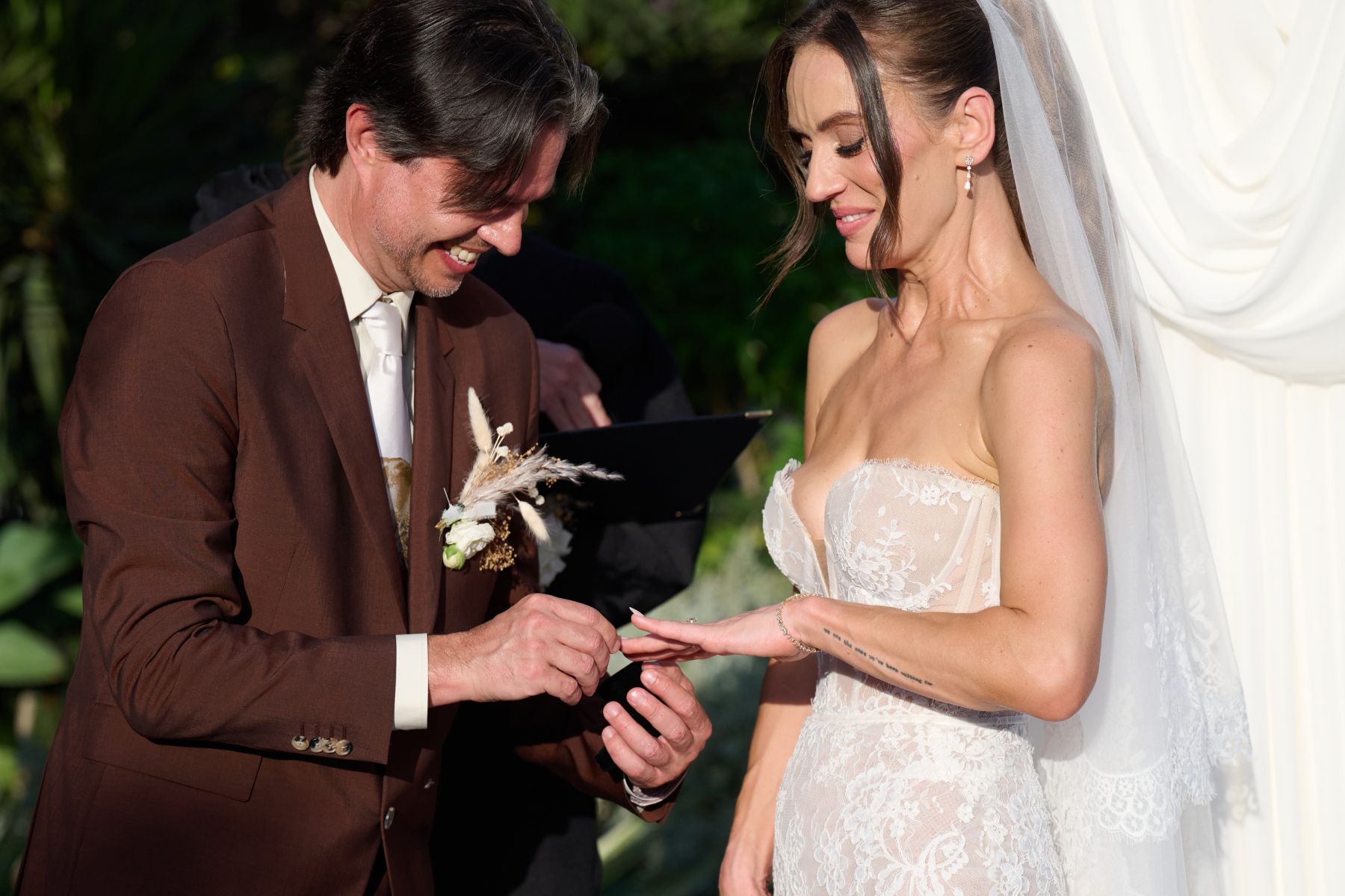 She Manifested Him. Then They Got Married at Acre Resort: Alexa &amp; Alex's Wedding in Cabo photo