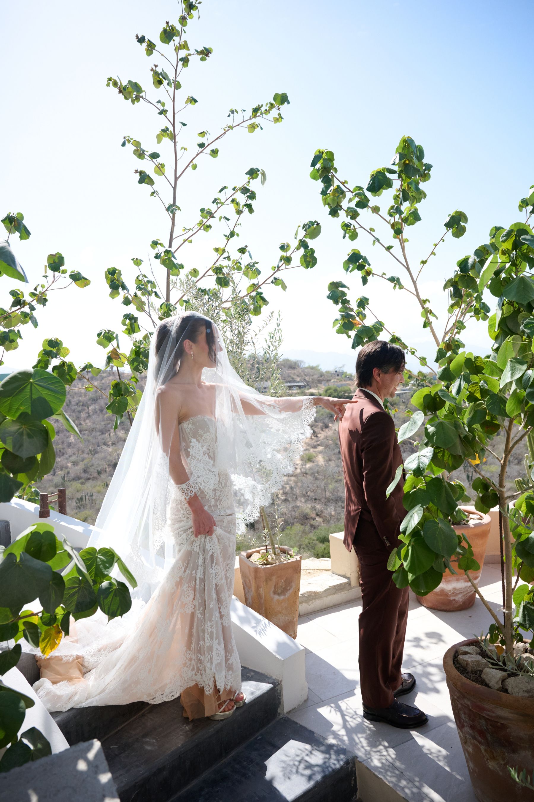 She Manifested Him. Then They Got Married at Acre Resort: Alexa &amp; Alex's Wedding in Cabo photo