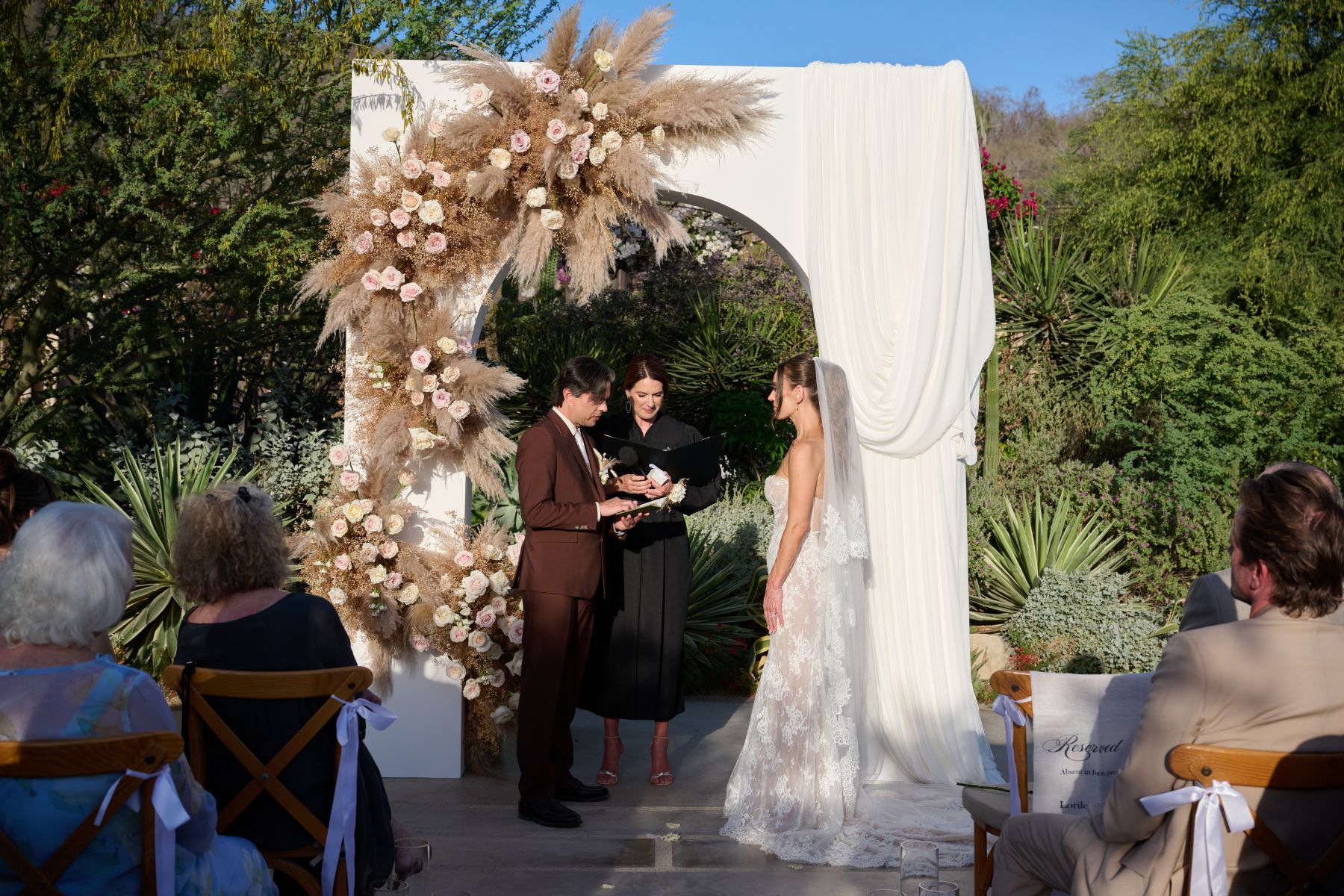 She Manifested Him. Then They Got Married at Acre Resort: Alexa &amp; Alex's Wedding in Cabo photo
