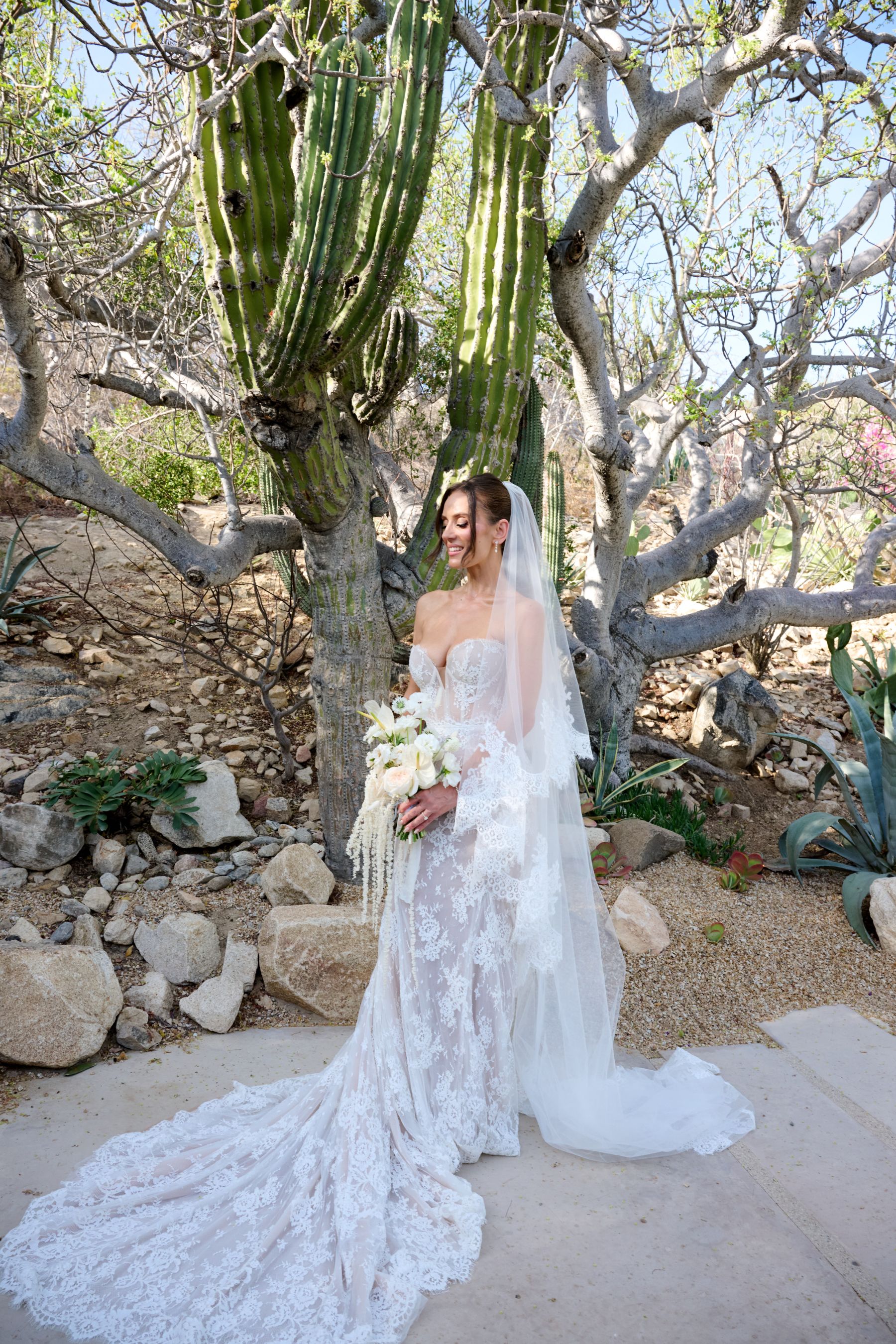 She Manifested Him. Then They Got Married at Acre Resort: Alexa &amp; Alex's Wedding in Cabo photo