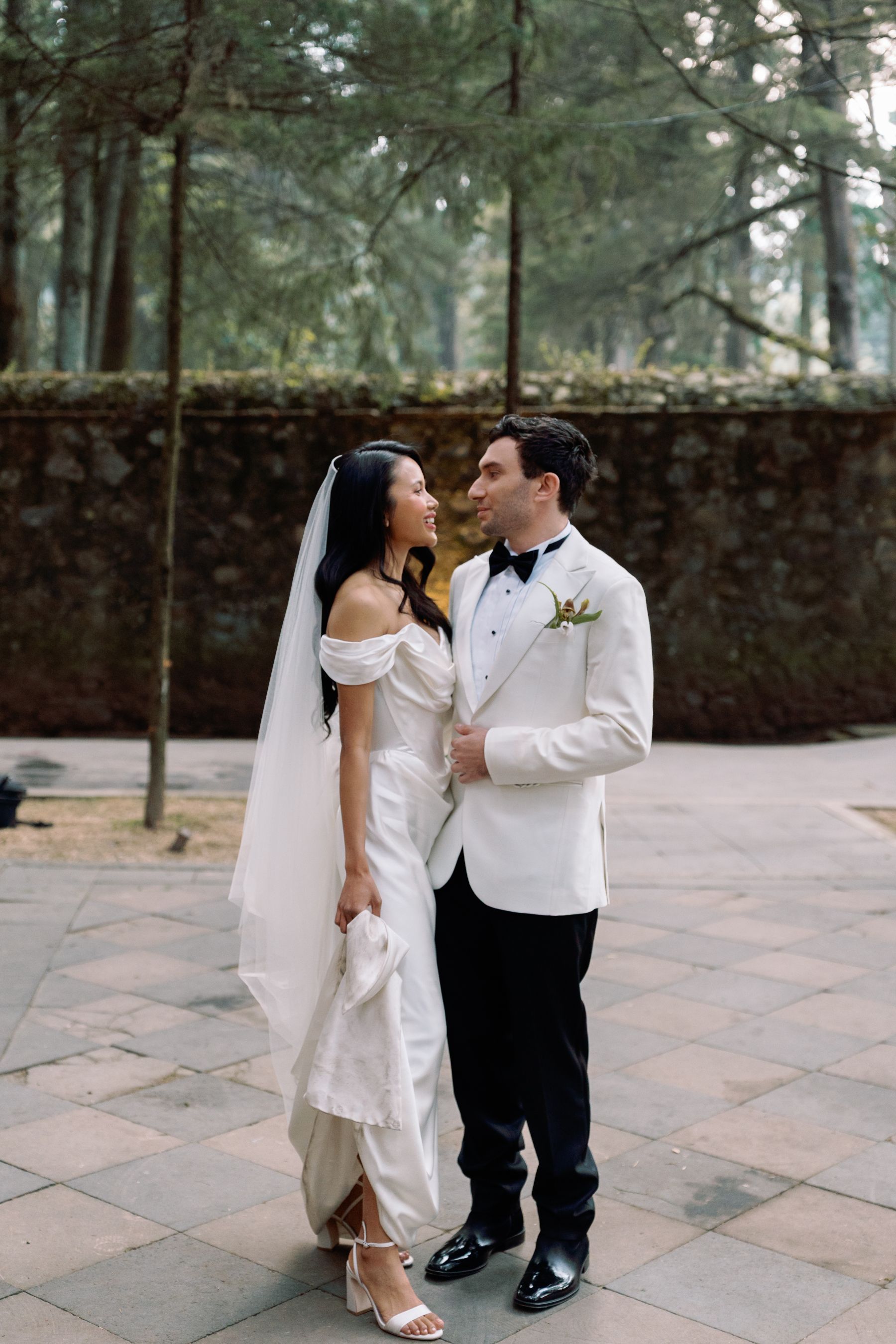 From Bali to a Decaying Mexican Convent: Farihin &amp; Ryder's Wedding at Ex Convento Desierto de los Leones photo