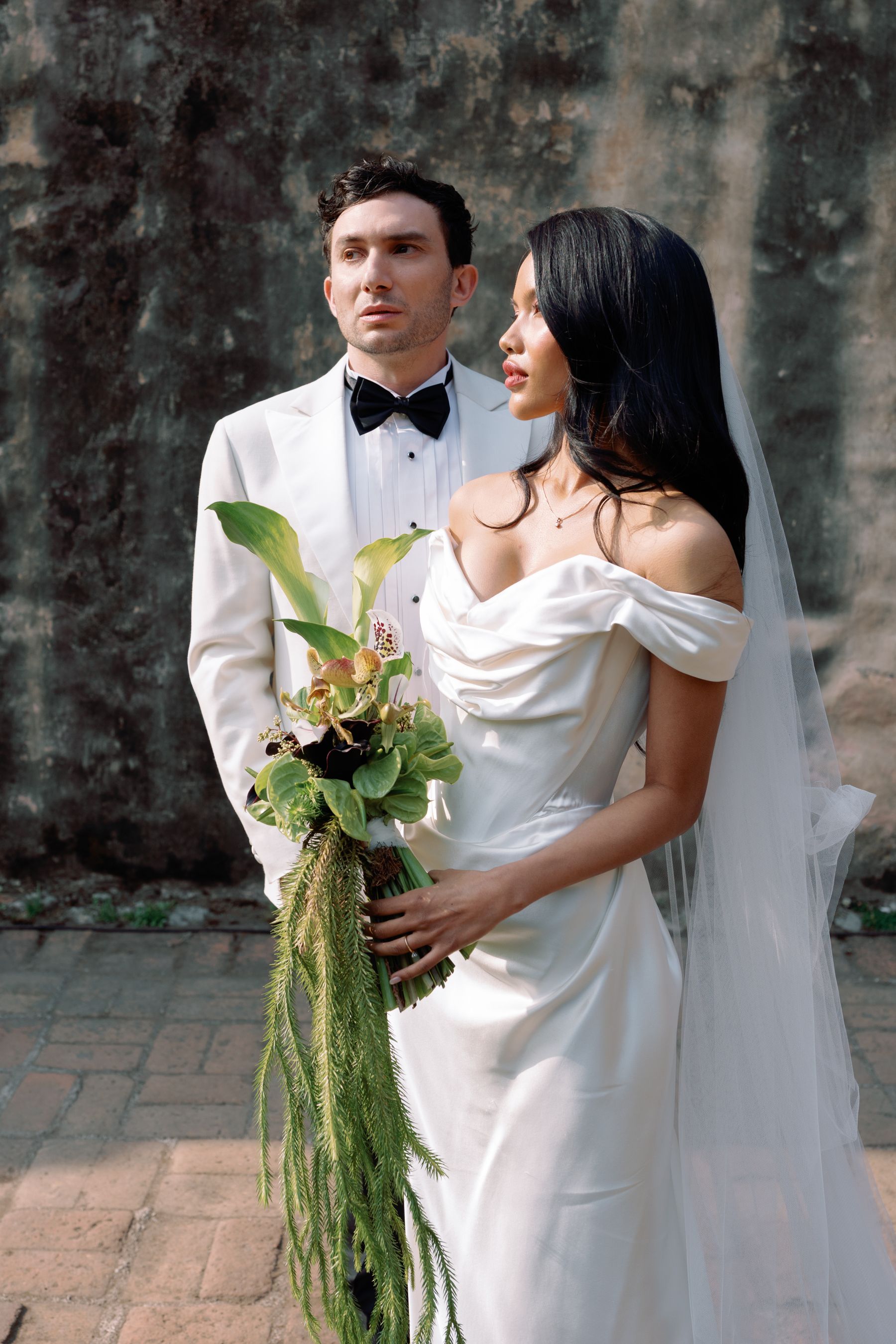 From Bali to a Decaying Mexican Convent: Farihin &amp; Ryder's Wedding at Ex Convento Desierto de los Leones photo