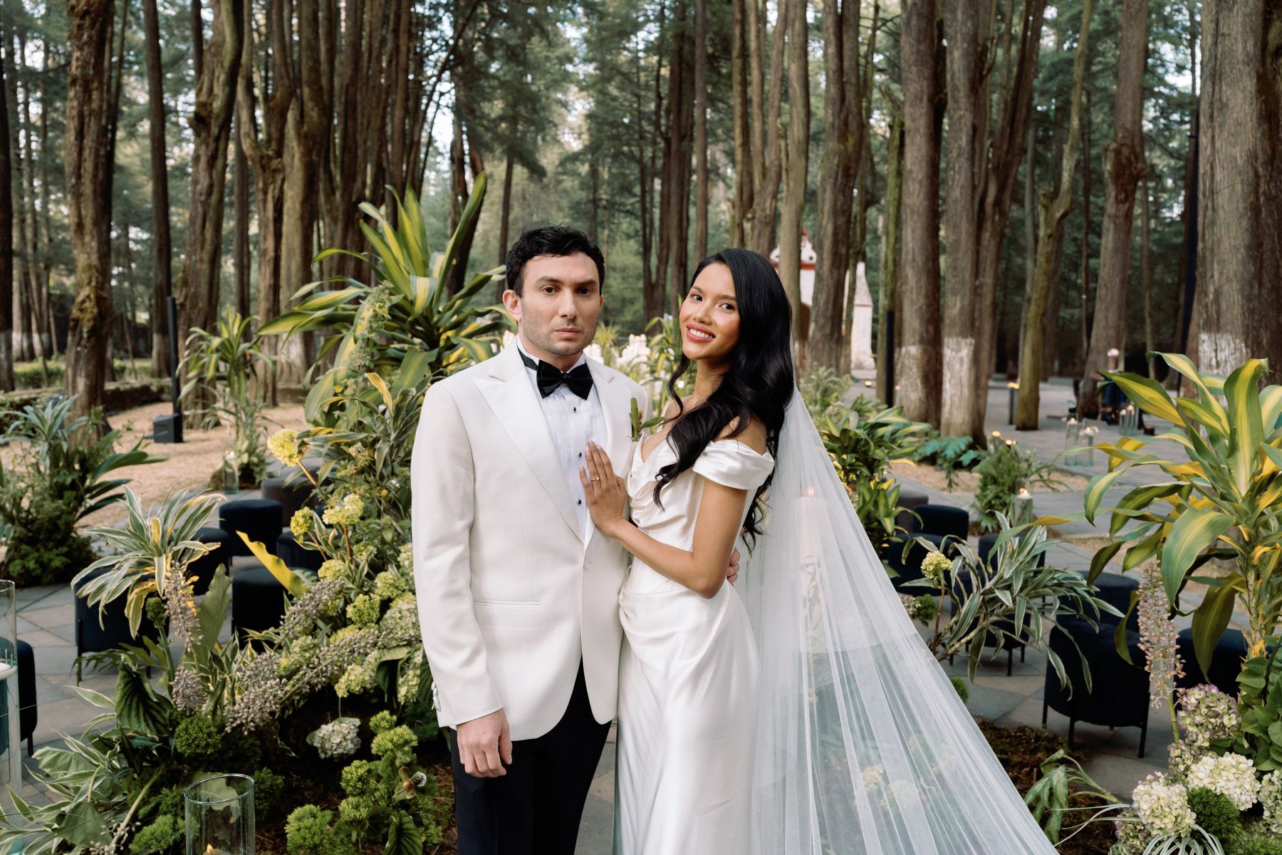 From Bali to a Decaying Mexican Convent: Farihin &amp; Ryder's Wedding at Ex Convento Desierto de los Leones photo