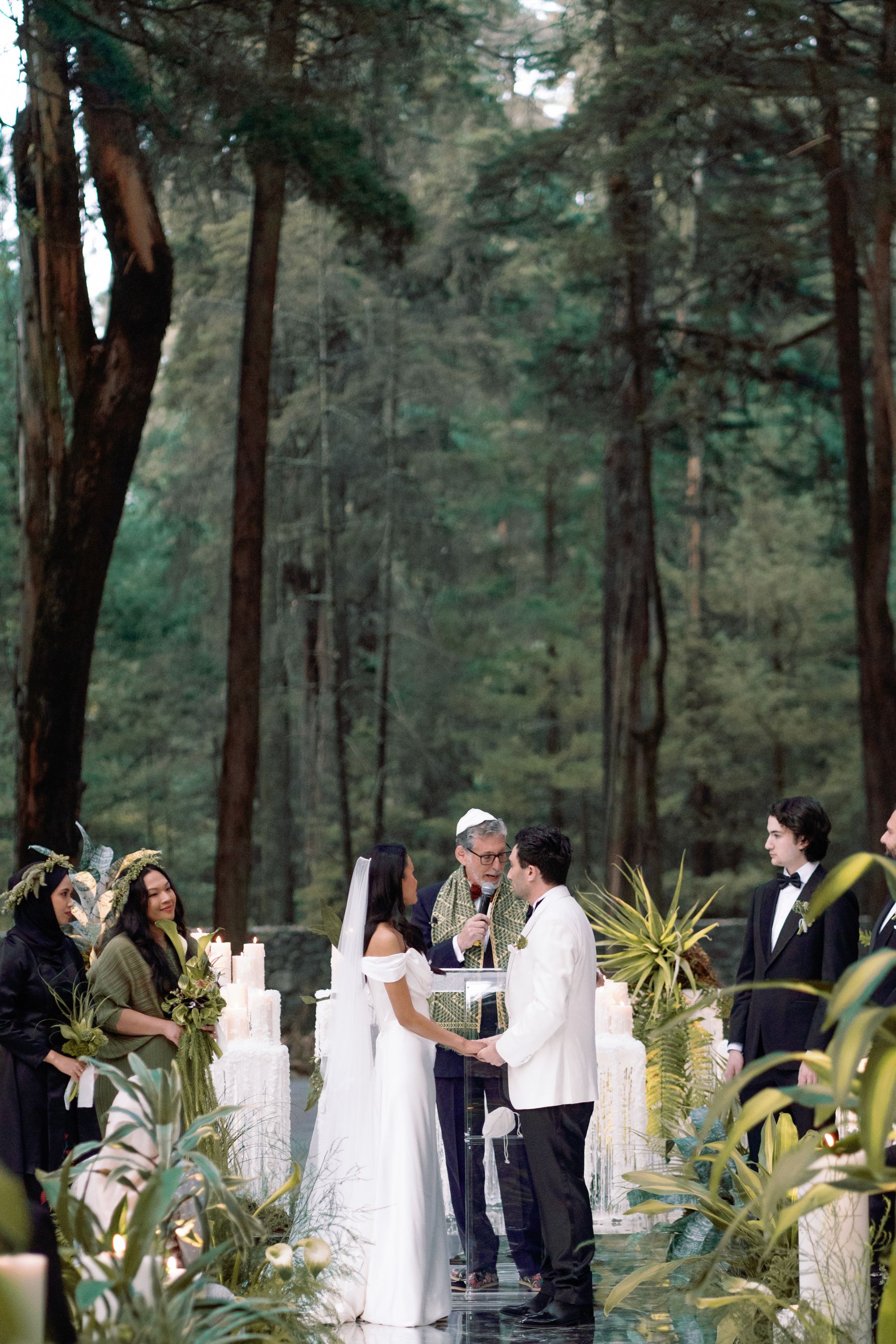 From Bali to a Decaying Mexican Convent: Farihin &amp; Ryder's Wedding at Ex Convento Desierto de los Leones photo