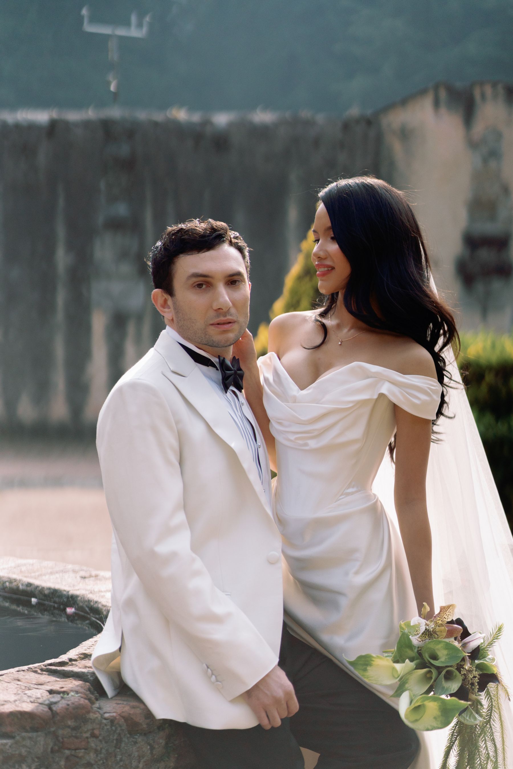 From Bali to a Decaying Mexican Convent: Farihin &amp; Ryder's Wedding at Ex Convento Desierto de los Leones photo