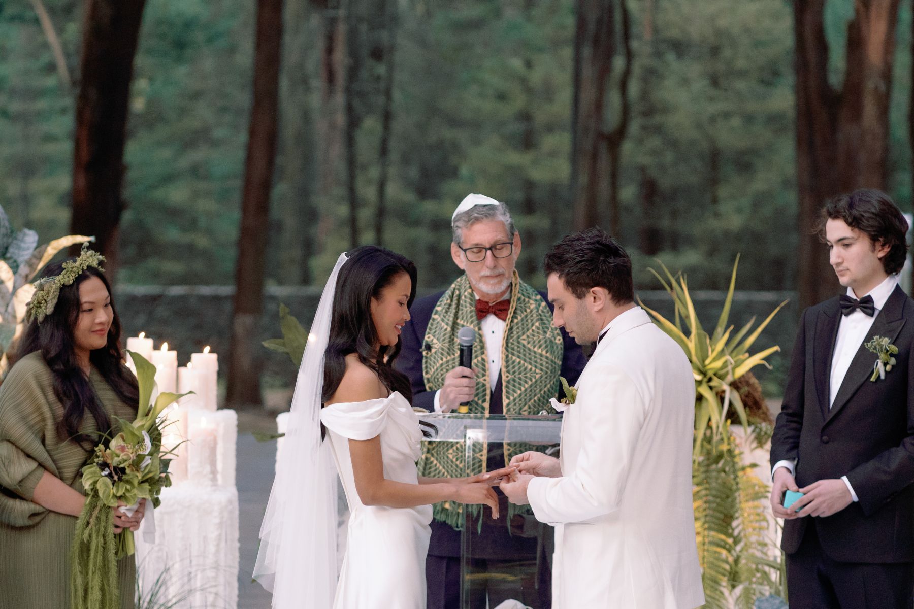 From Bali to a Decaying Mexican Convent: Farihin &amp; Ryder's Wedding at Ex Convento Desierto de los Leones photo