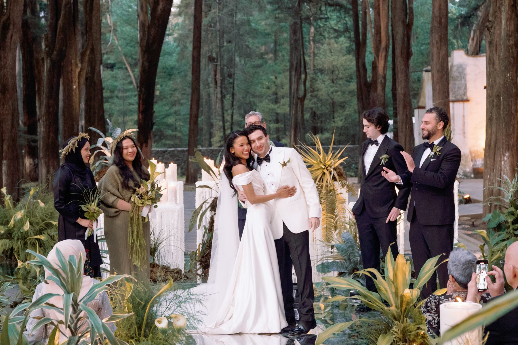 From Bali to a Decaying Mexican Convent: Farihin &amp; Ryder's Wedding at Ex Convento Desierto de los Leones photo