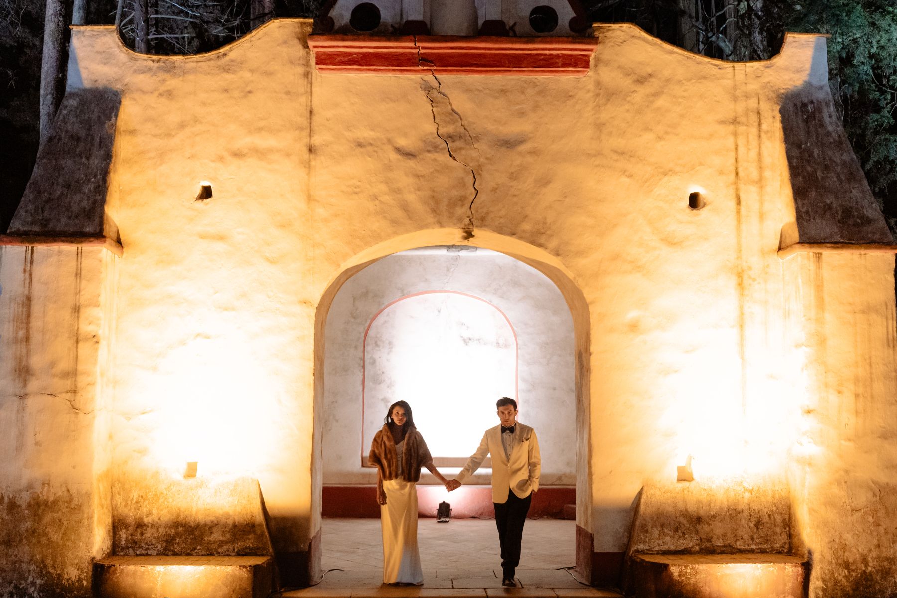 From Bali to a Decaying Mexican Convent: Farihin &amp; Ryder's Wedding at Ex Convento Desierto de los Leones photo