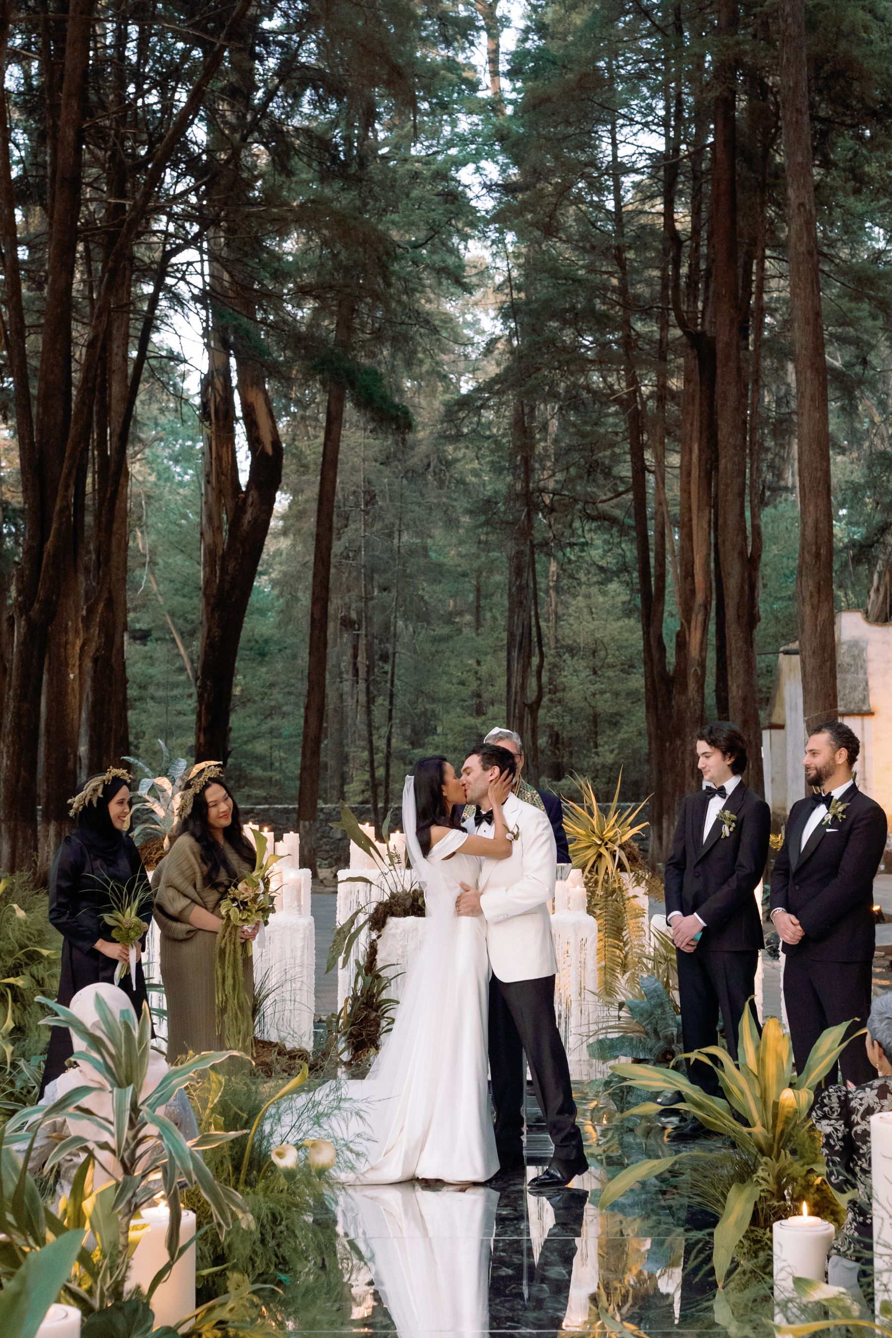 From Bali to a Decaying Mexican Convent: Farihin &amp; Ryder's Wedding at Ex Convento Desierto de los Leones photo
