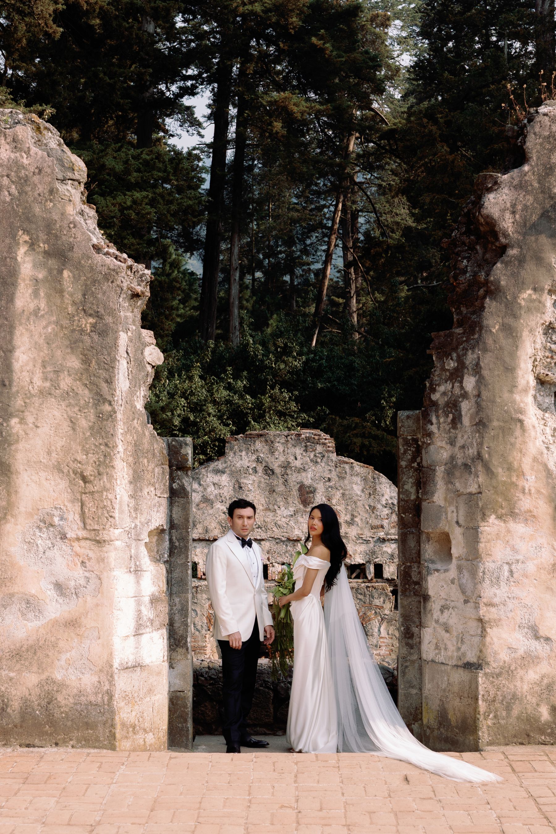From Bali to a Decaying Mexican Convent: Farihin &amp; Ryder's Wedding at Ex Convento Desierto de los Leones photo