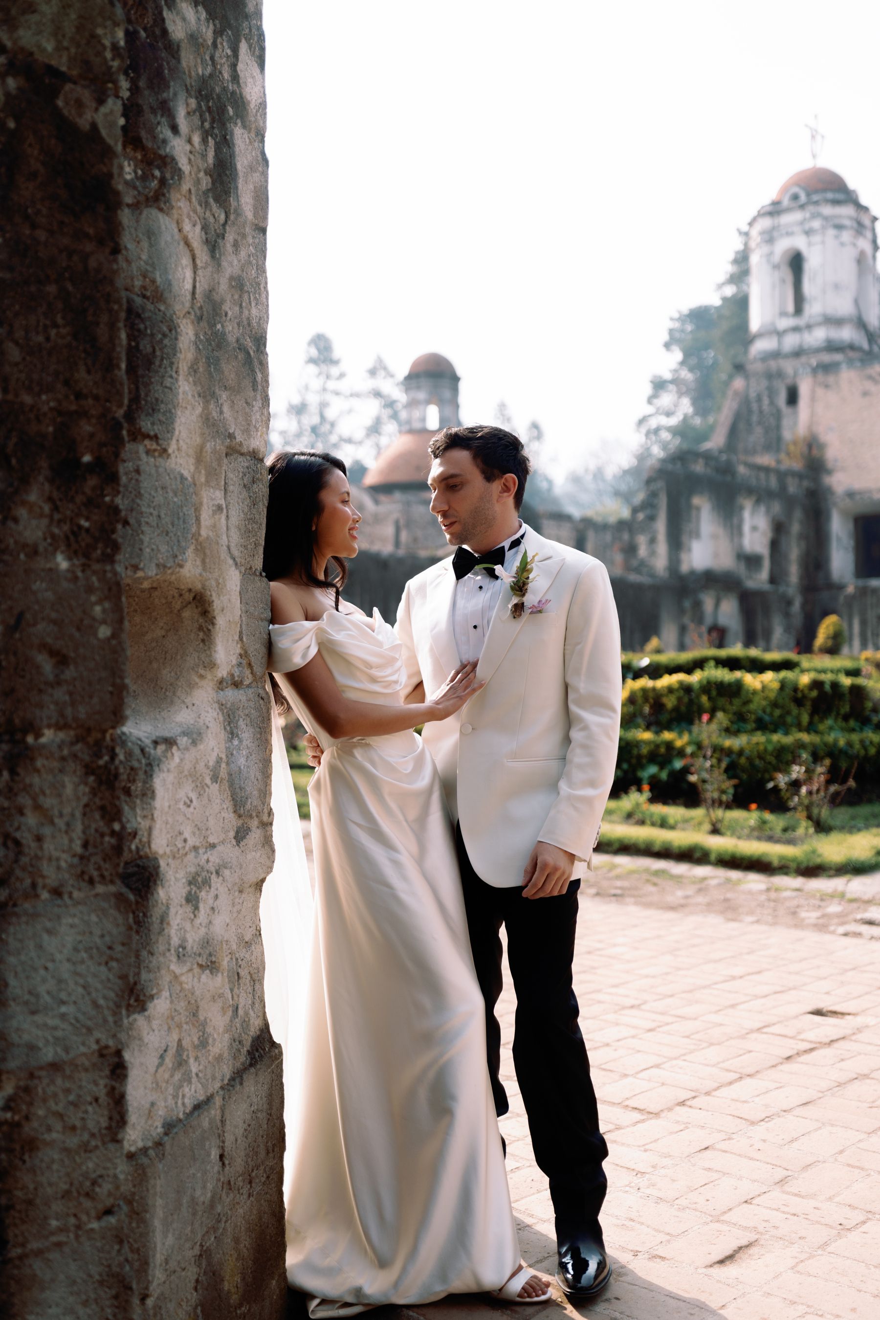 From Bali to a Decaying Mexican Convent: Farihin &amp; Ryder's Wedding at Ex Convento Desierto de los Leones photo
