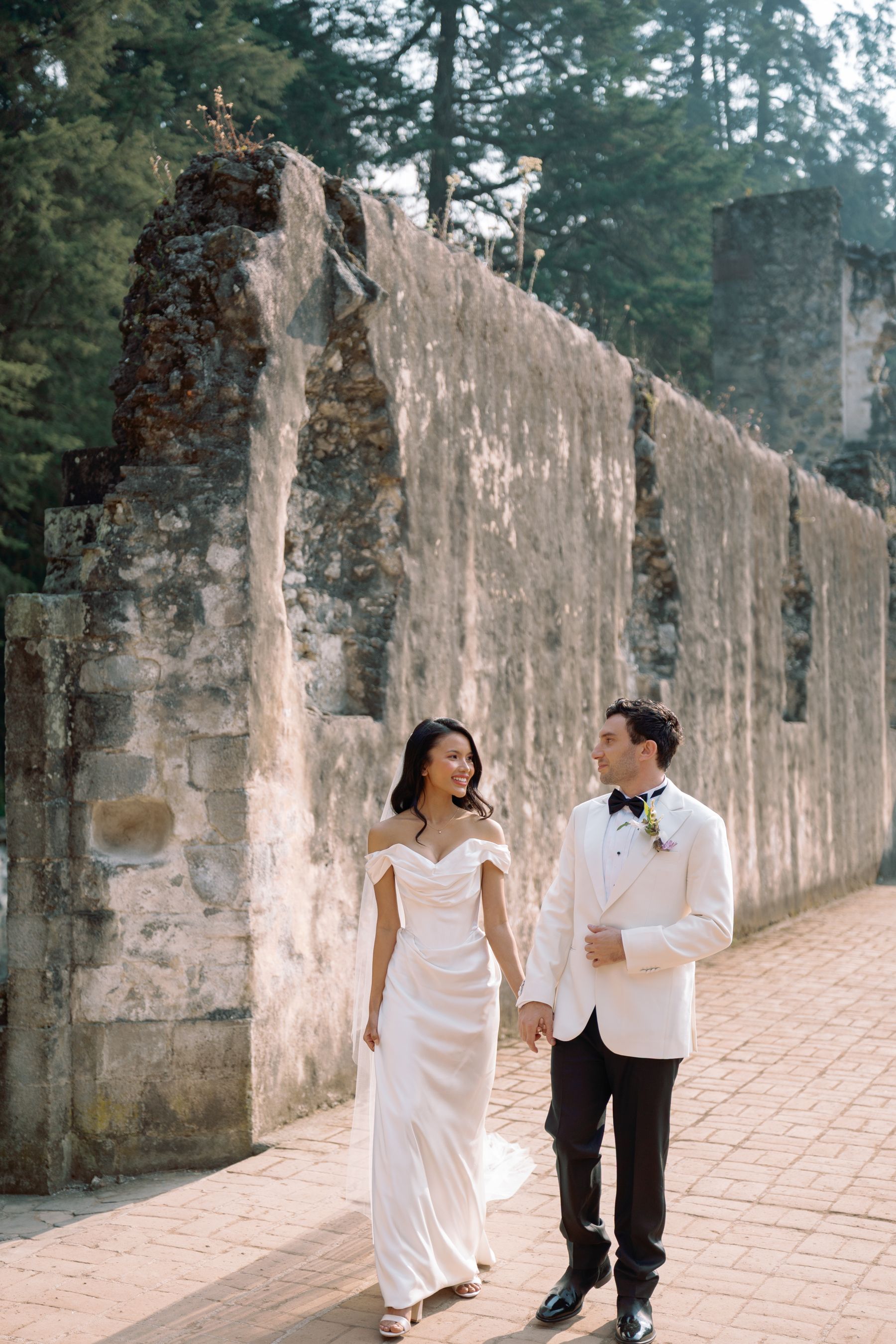 From Bali to a Decaying Mexican Convent: Farihin &amp; Ryder's Wedding at Ex Convento Desierto de los Leones photo