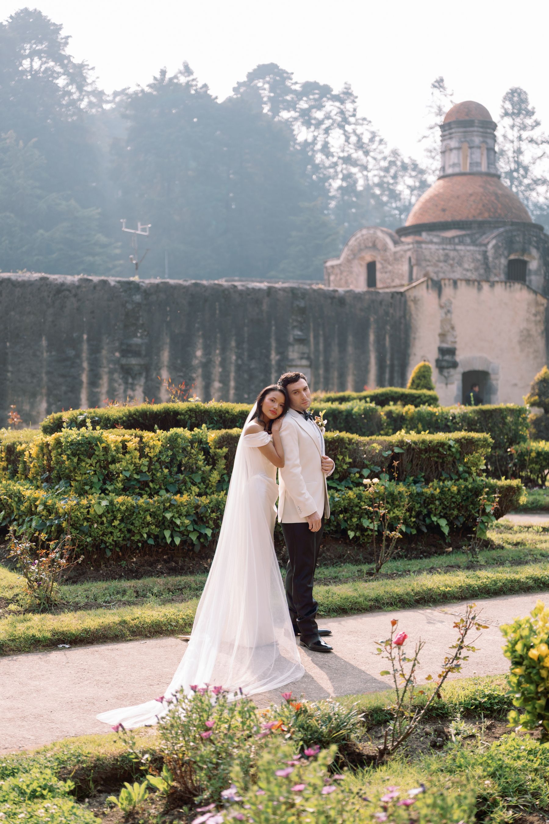From Bali to a Decaying Mexican Convent: Farihin &amp; Ryder's Wedding at Ex Convento Desierto de los Leones photo