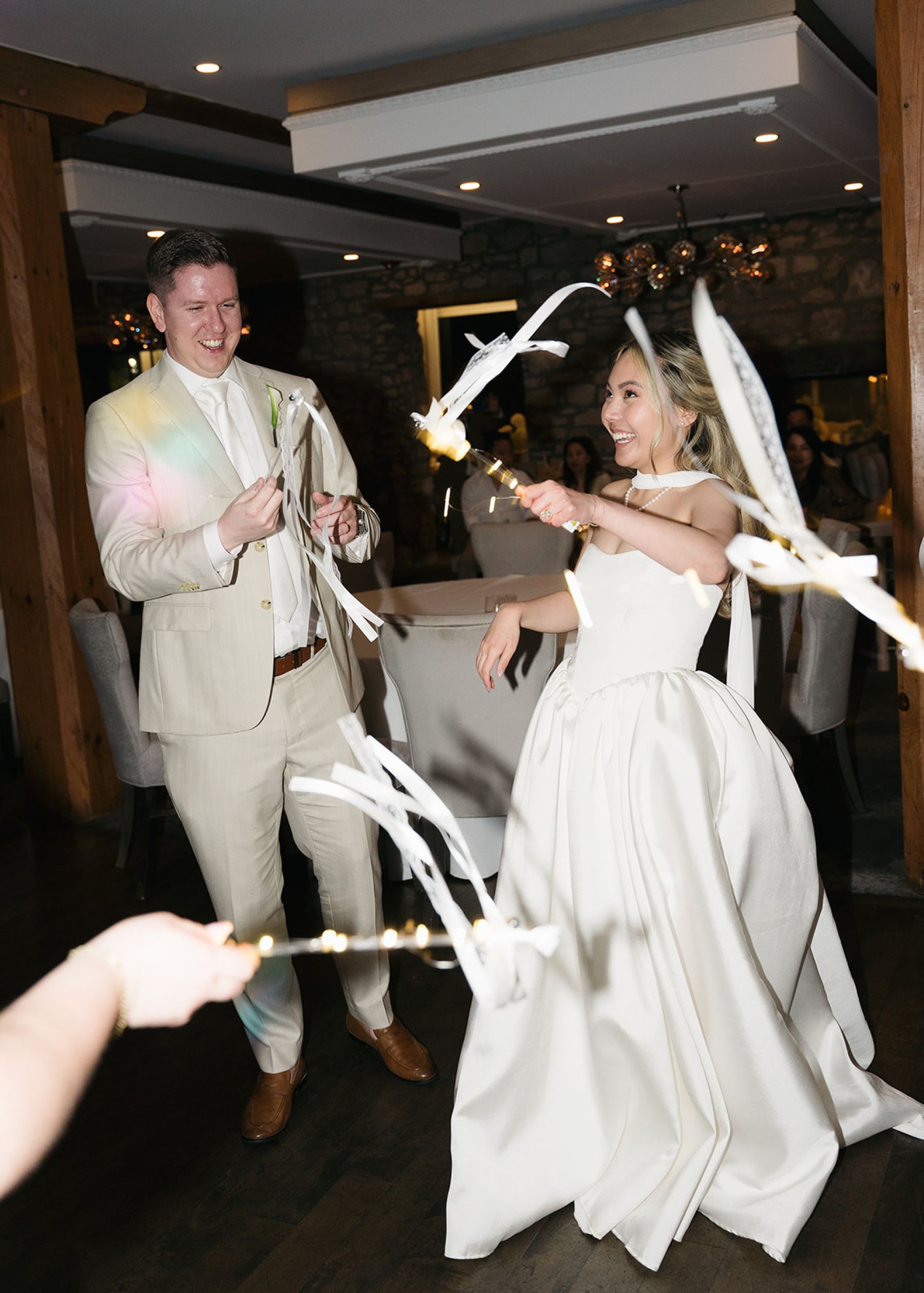 Their Ring Bearer Wore a Bow Tie and Had Four Legs: Emma &amp; Andrew's Wedding at Cambridge Mill photo