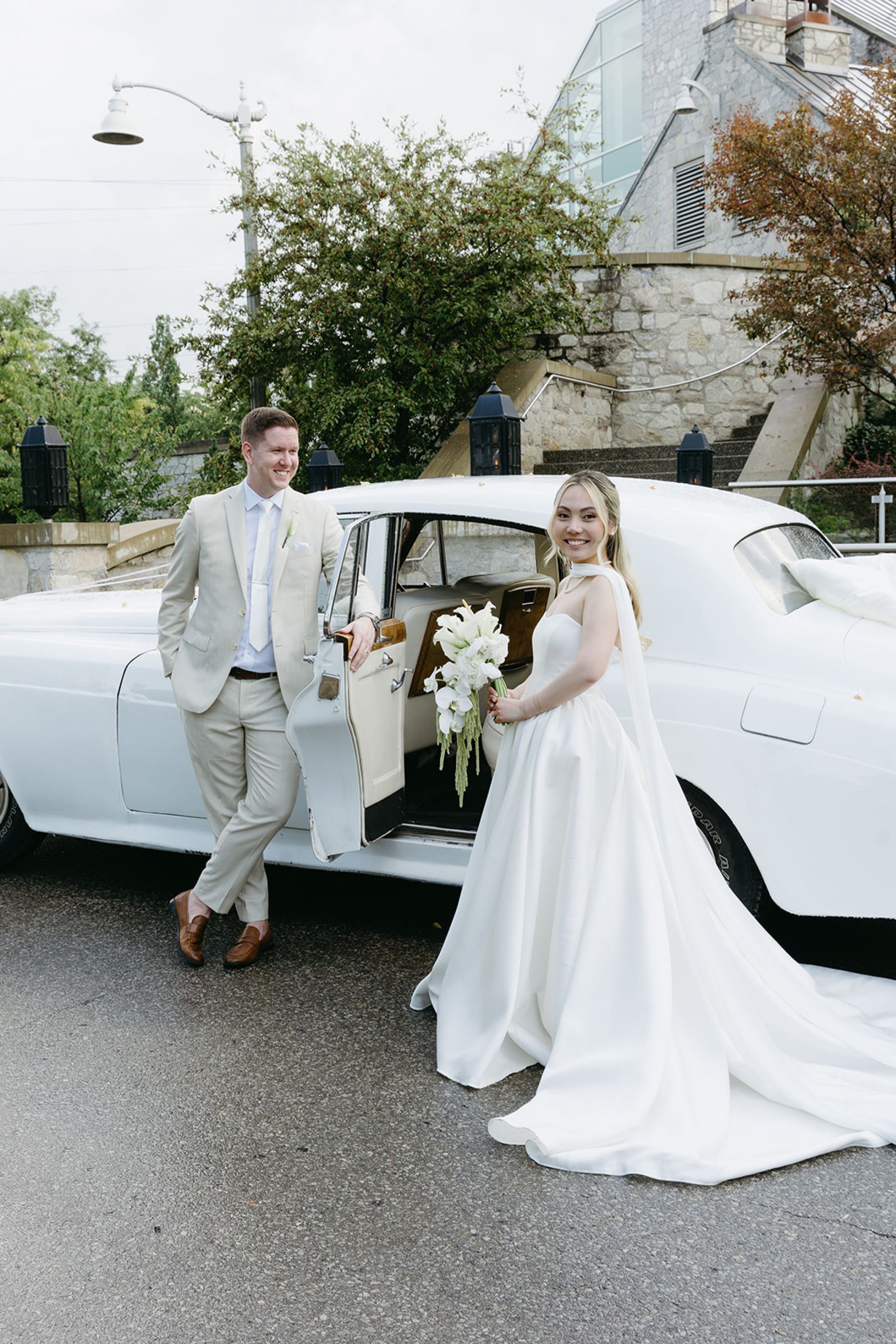 Their Ring Bearer Wore a Bow Tie and Had Four Legs: Emma &amp; Andrew's Wedding at Cambridge Mill photo