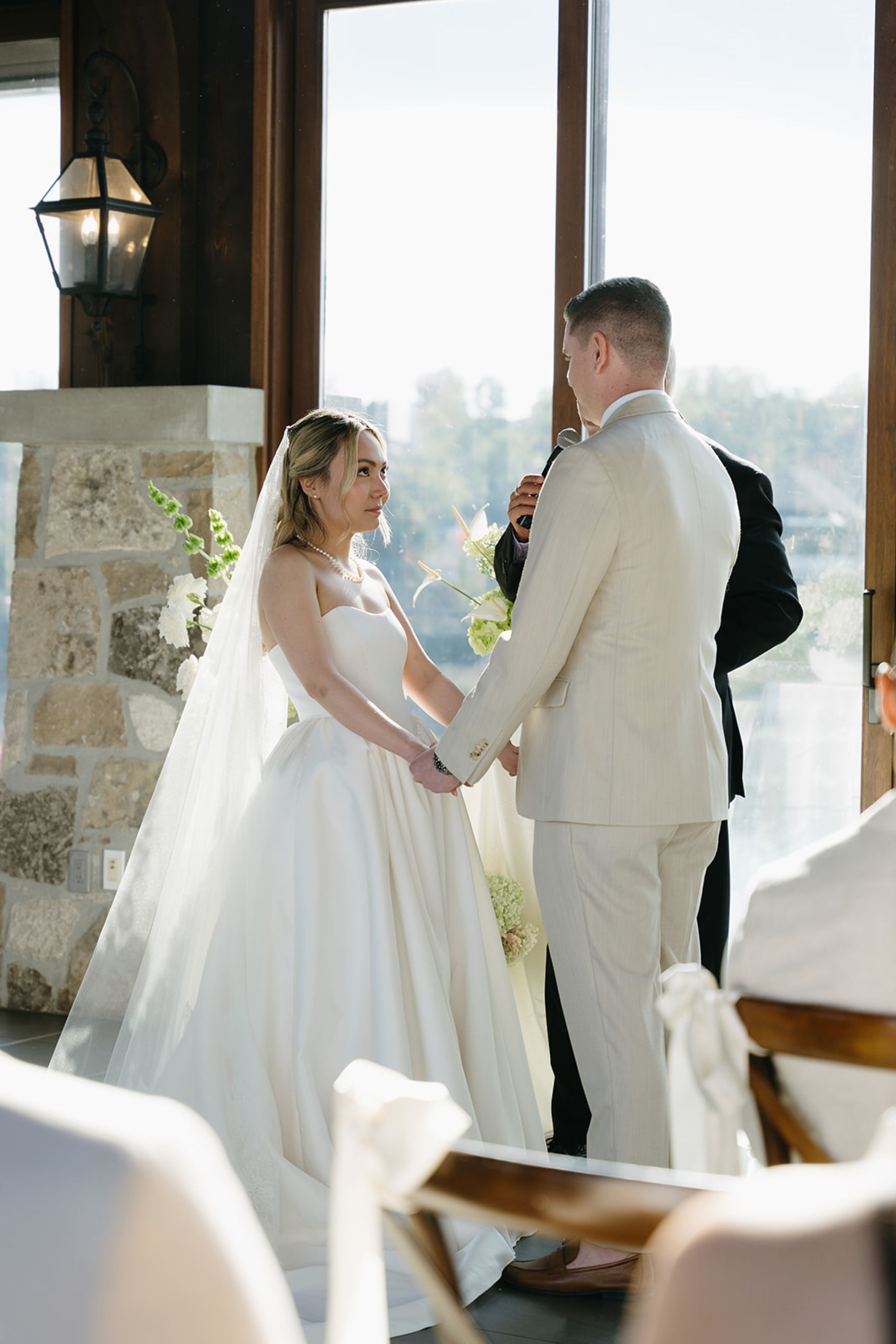 Their Ring Bearer Wore a Bow Tie and Had Four Legs: Emma &amp; Andrew's Wedding at Cambridge Mill photo