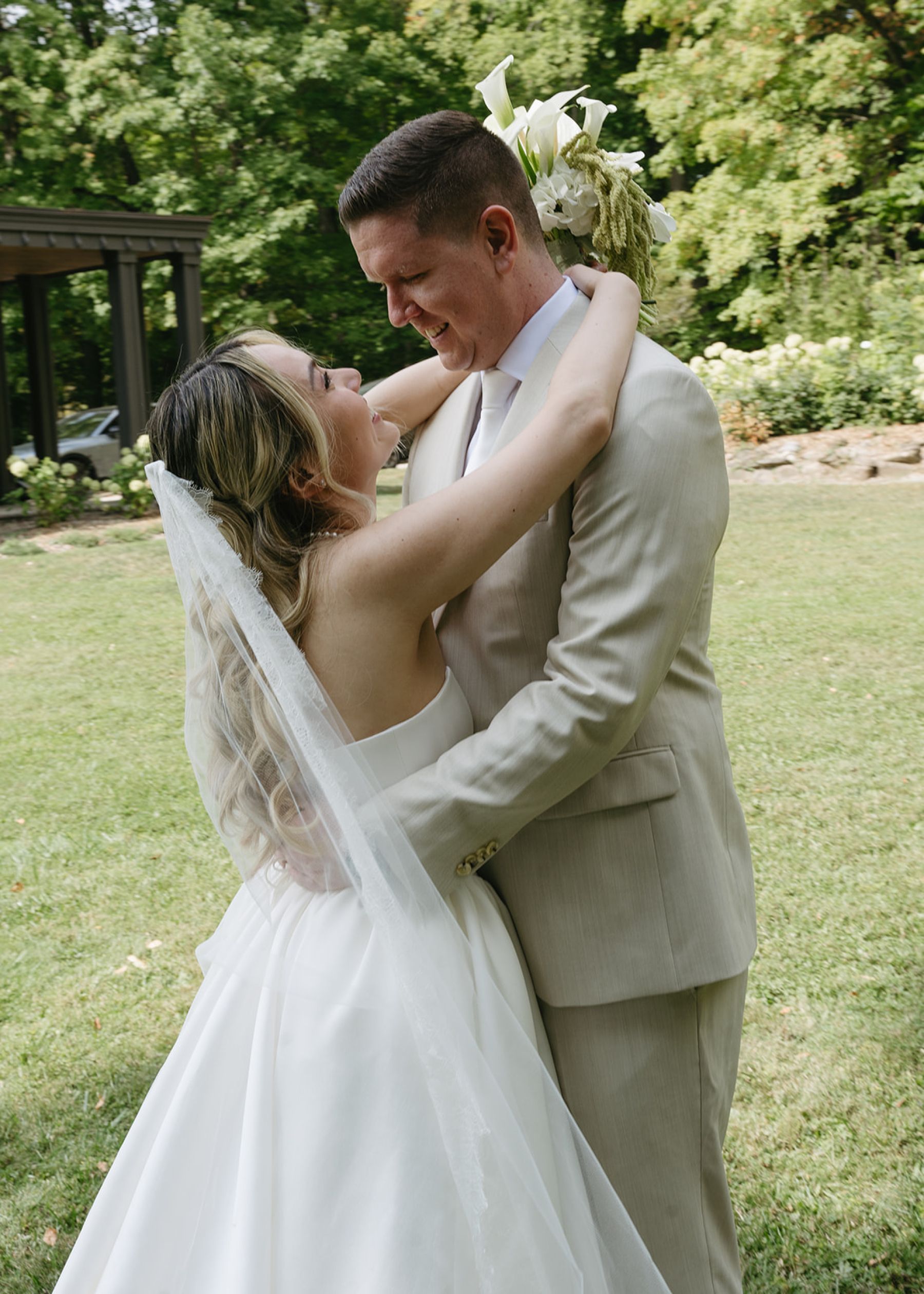 Their Ring Bearer Wore a Bow Tie and Had Four Legs: Emma &amp; Andrew's Wedding at Cambridge Mill photo