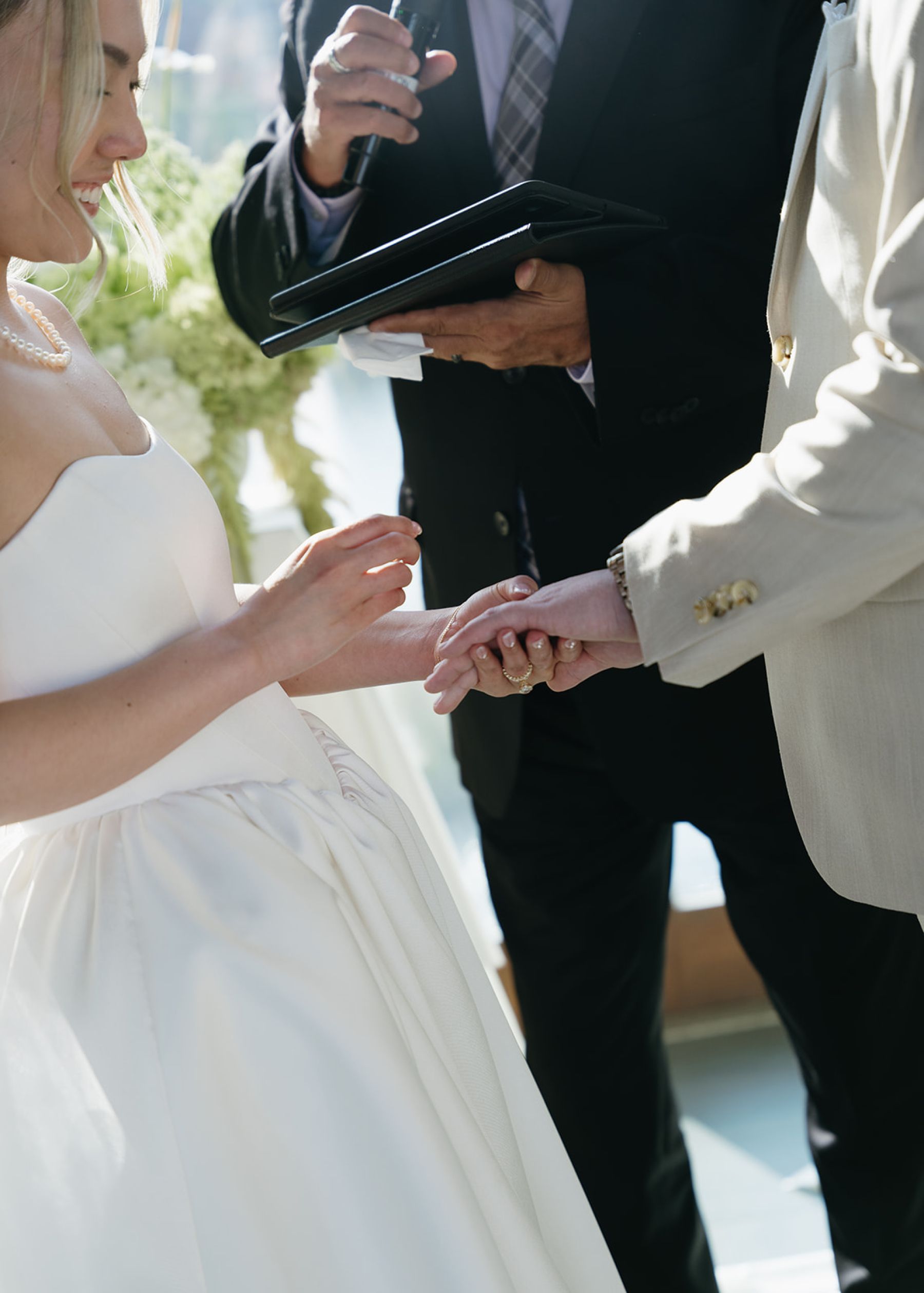 Their Ring Bearer Wore a Bow Tie and Had Four Legs: Emma &amp; Andrew's Wedding at Cambridge Mill photo