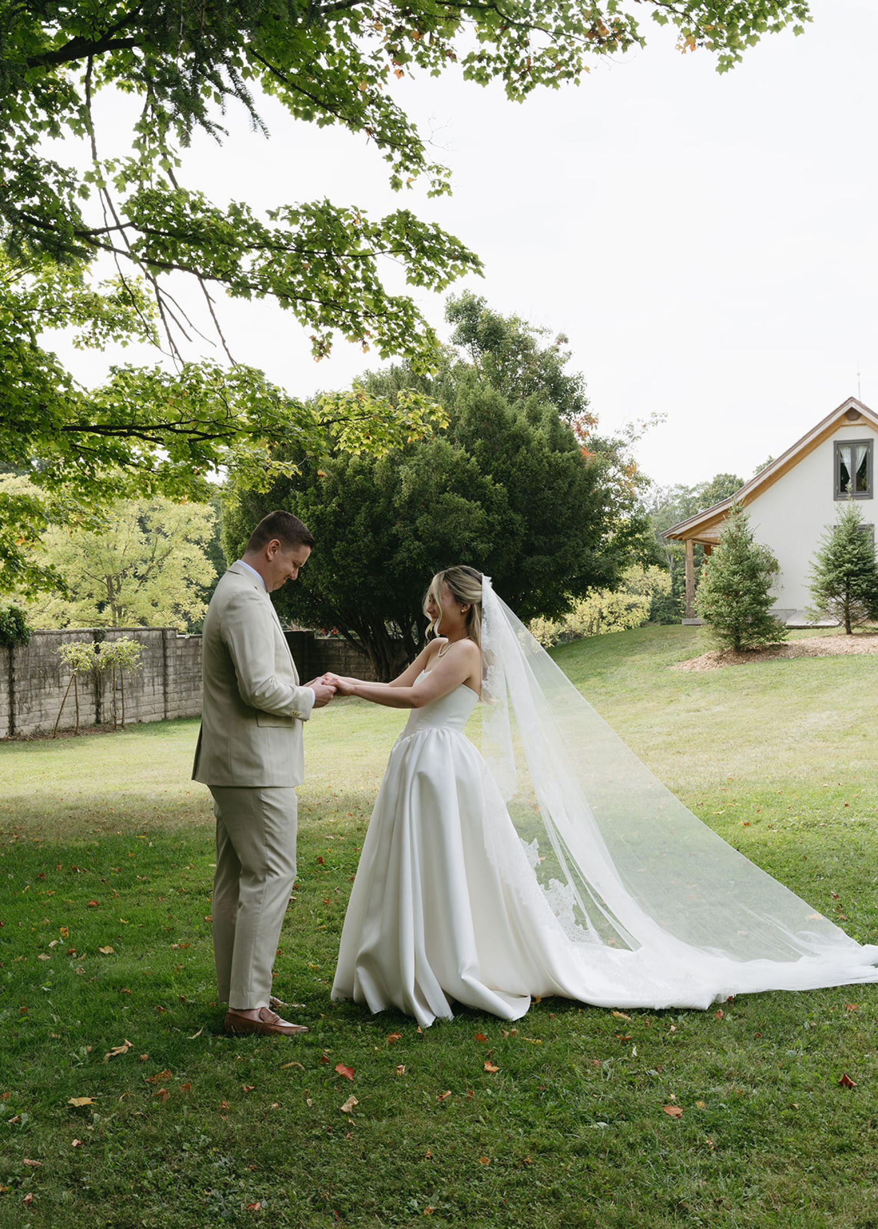 Their Ring Bearer Wore a Bow Tie and Had Four Legs: Emma &amp; Andrew's Wedding at Cambridge Mill photo