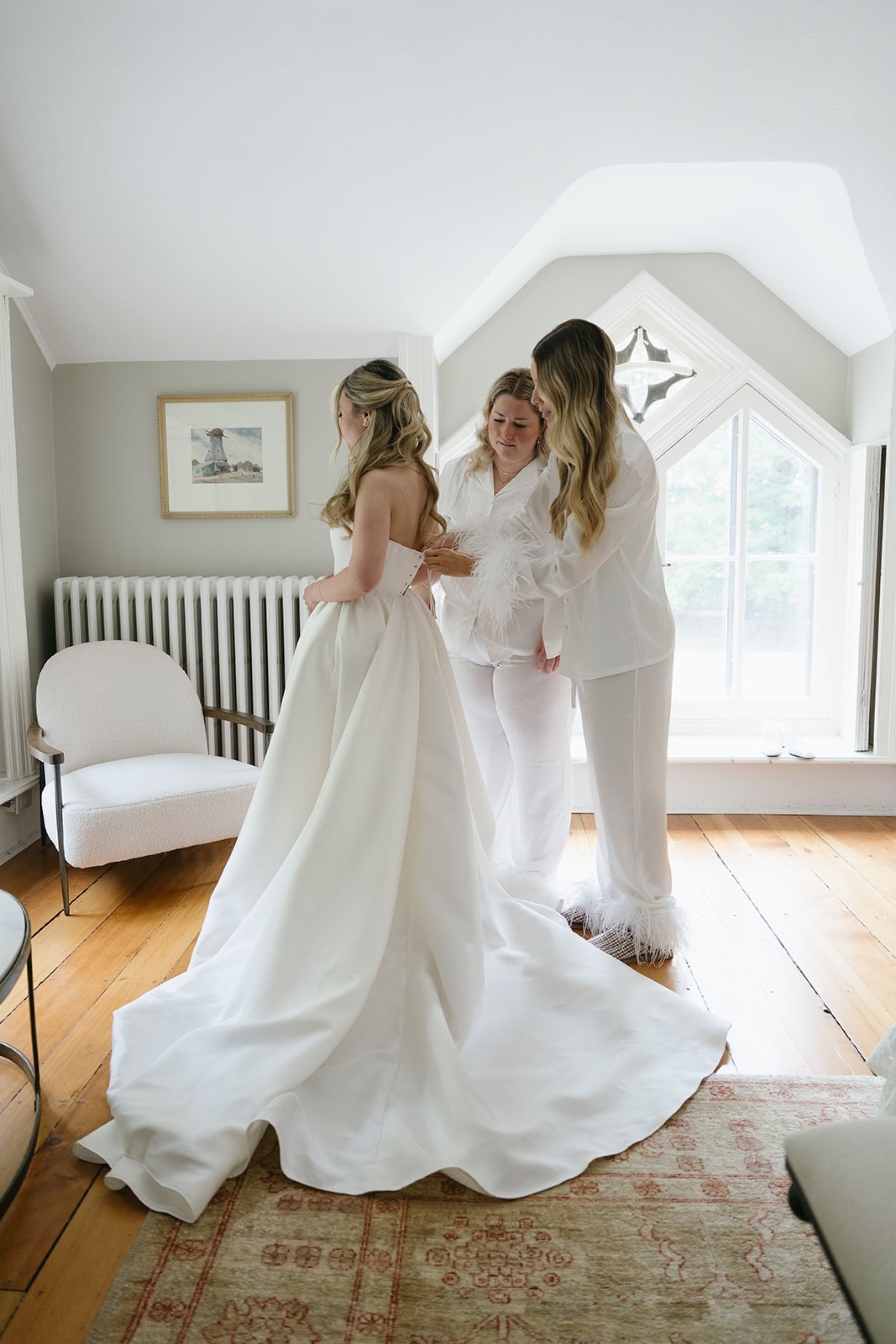 Their Ring Bearer Wore a Bow Tie and Had Four Legs: Emma &amp; Andrew's Wedding at Cambridge Mill photo