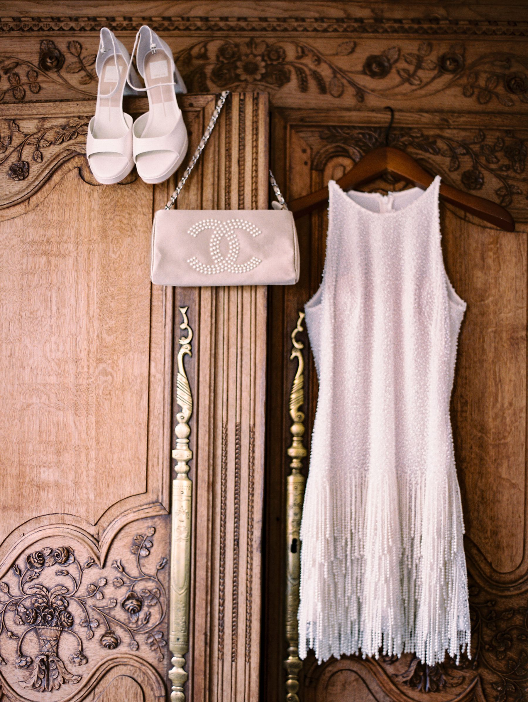 Watching Her Float Down the Aisle: Freia &amp; Mac's Wedding at Commodore Perry Estate photo