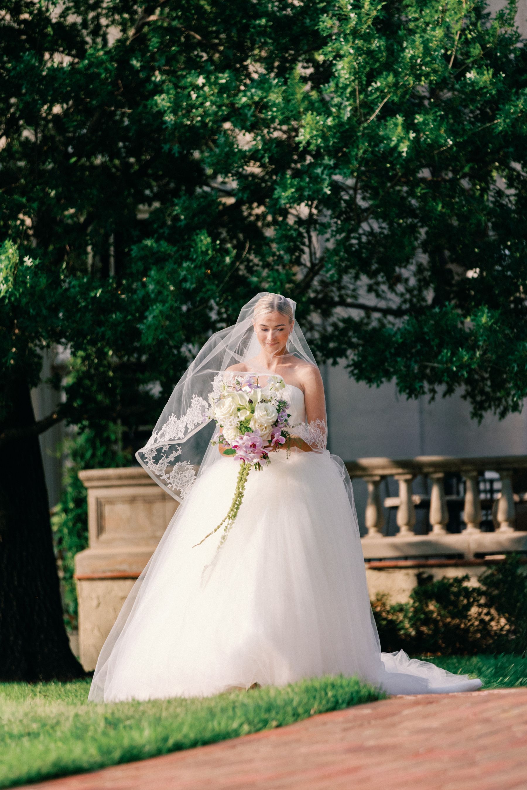 Watching Her Float Down the Aisle: Freia &amp; Mac's Wedding at Commodore Perry Estate photo