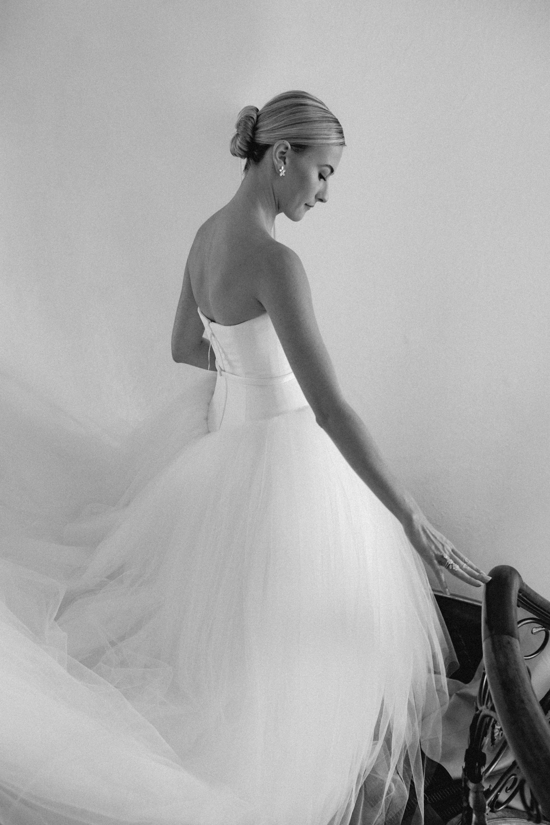 Watching Her Float Down the Aisle: Freia &amp; Mac's Wedding at Commodore Perry Estate photo