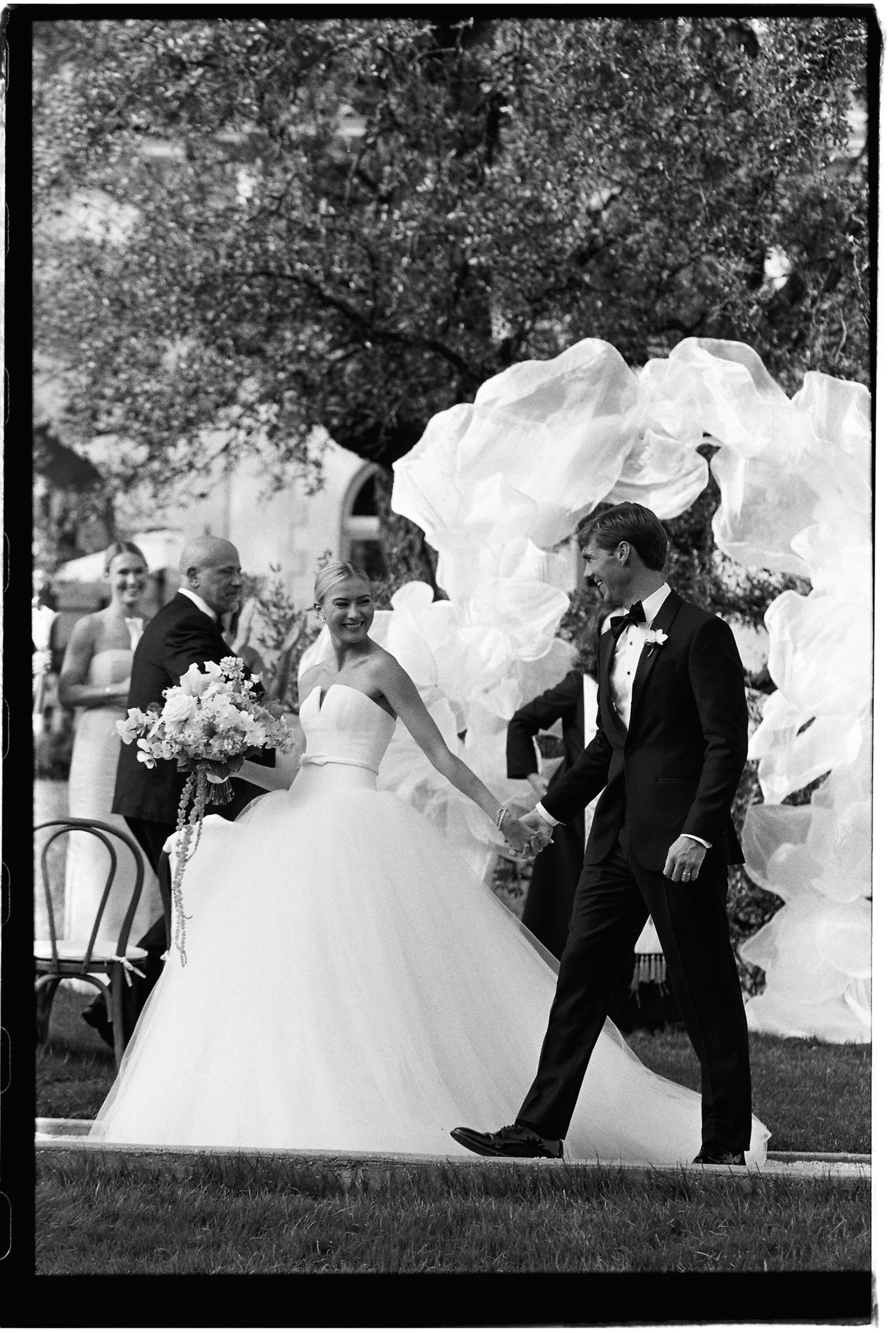 Watching Her Float Down the Aisle: Freia &amp; Mac's Wedding at Commodore Perry Estate photo