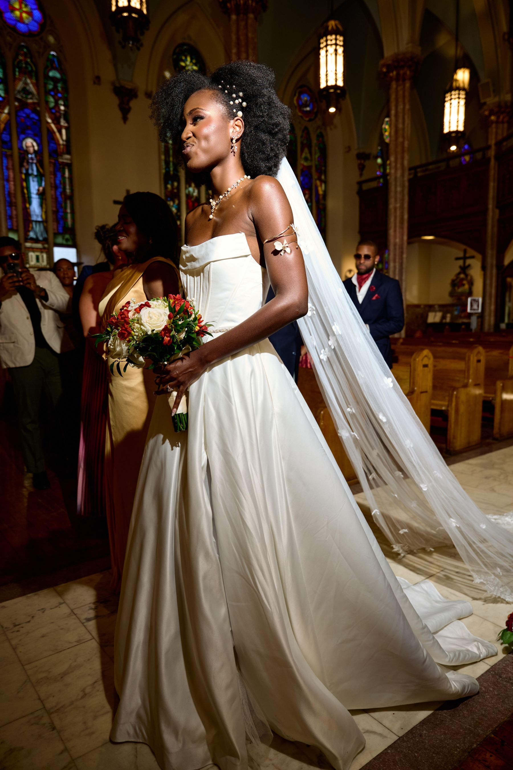 A Haitian Garden Party in Brooklyn: Laetitia &amp; Yves-Marie’s Wedding at Hamilton Loft photo