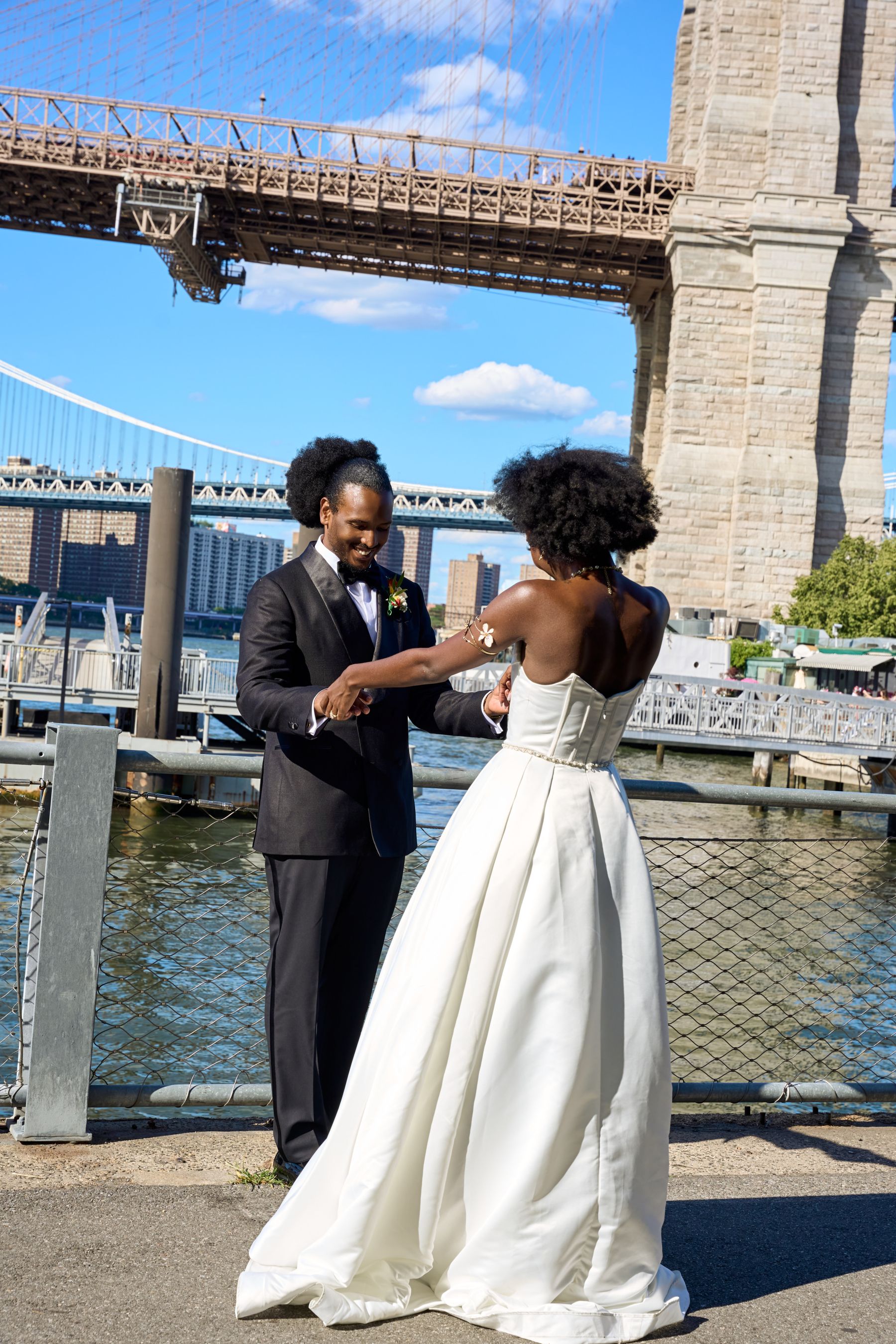 A Haitian Garden Party in Brooklyn: Laetitia &amp; Yves-Marie’s Wedding at Hamilton Loft photo