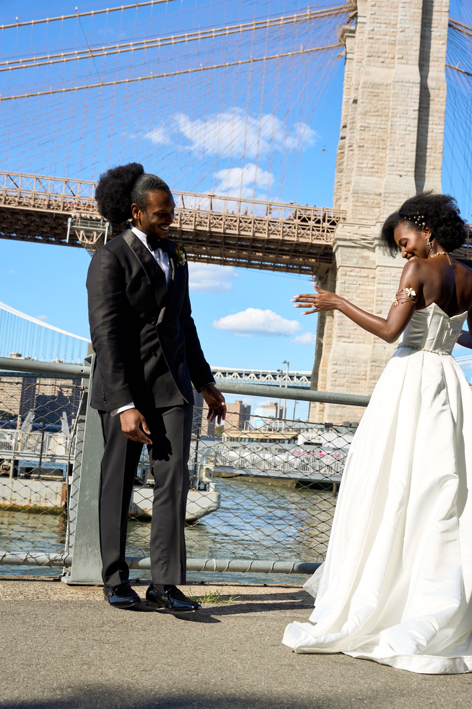 A Haitian Garden Party in Brooklyn: Laetitia &amp; Yves-Marie’s Wedding at Hamilton Loft photo